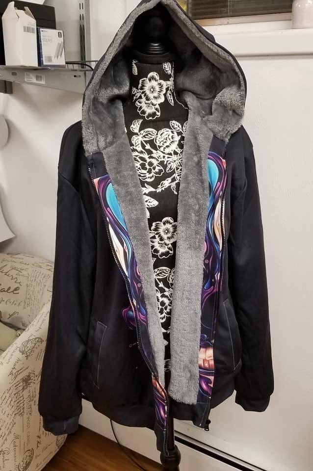 FLEECE JACKET RUN 22- NEVER SLEEP-Stay Foxy Boutique, Florissant, Missouri