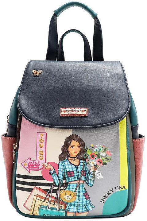 Nicole Lee USA Cat Eco-Leather Convertible Backpack Bag-Stay Foxy Boutique, Florissant, Missouri