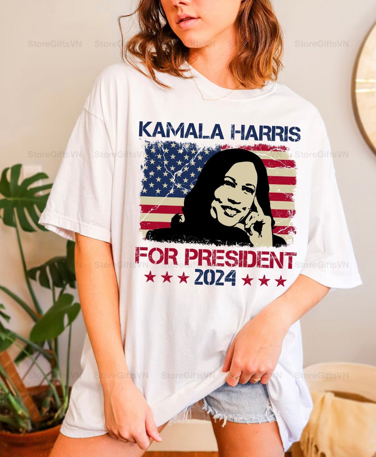 Flag 2024 Graphic T-Graphic T-Stay Foxy Boutique, Florissant, Missouri