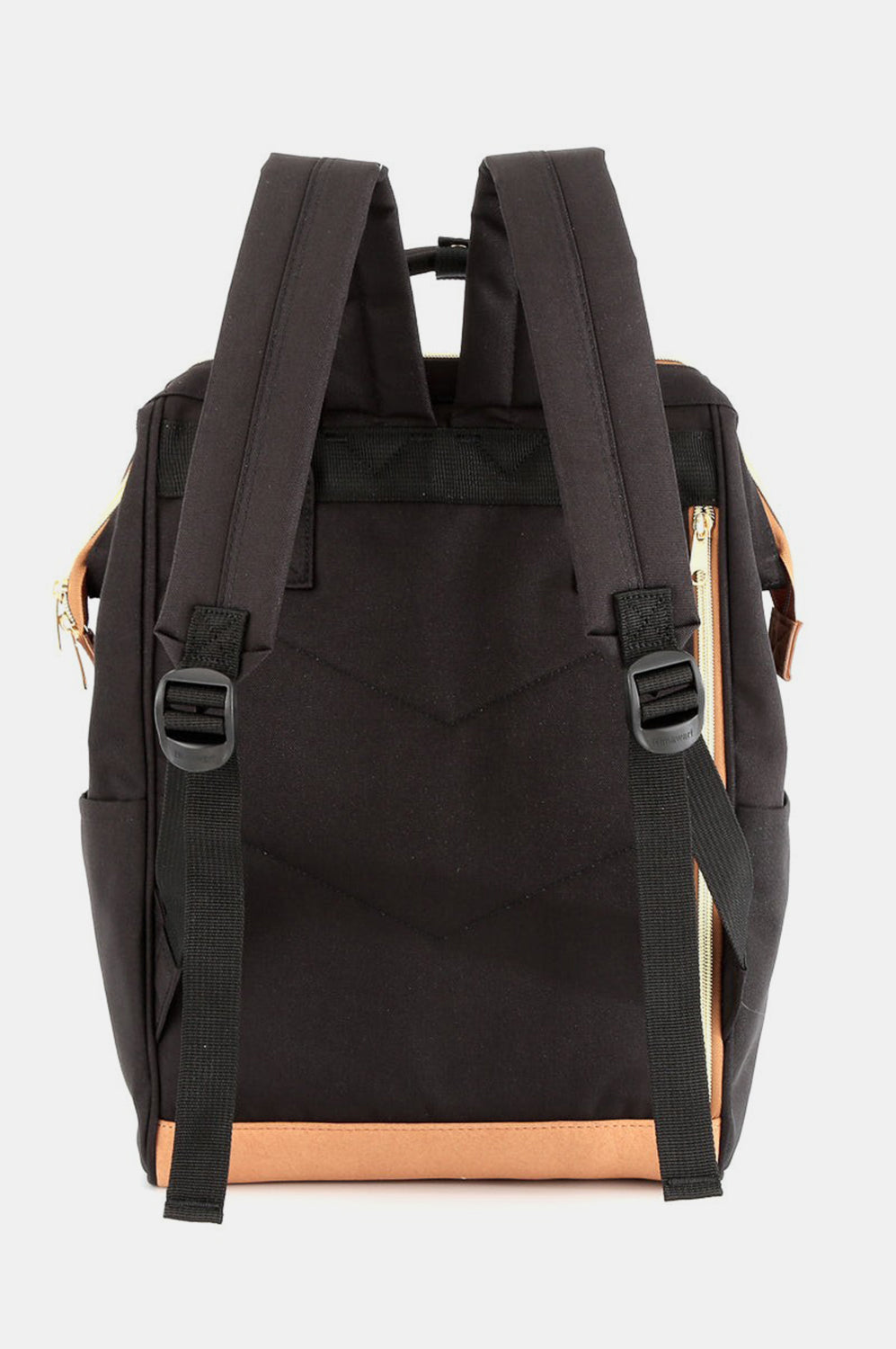 Himawari Contrast Waterproof Canvas Backpack Bag with Side Pockets-Stay Foxy Boutique, Florissant, Missouri