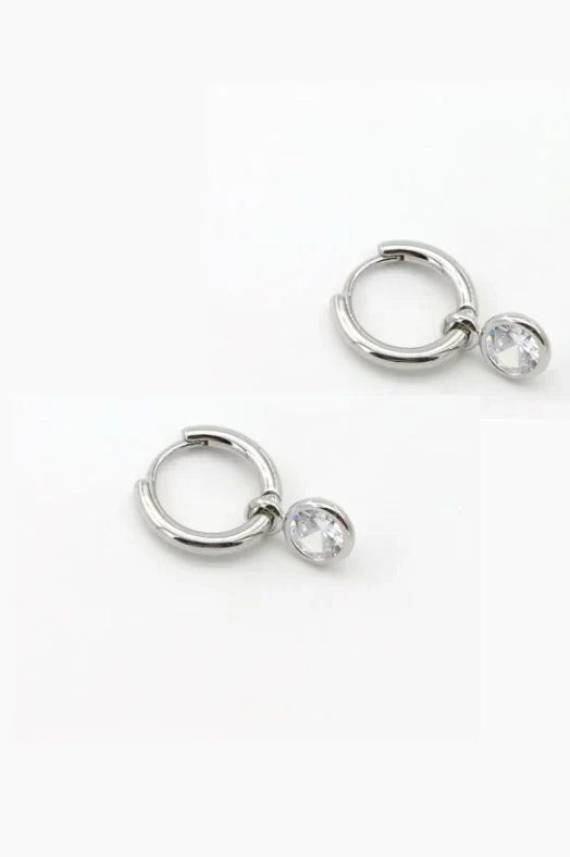 PREORDER: Crystal Charm Huggies in Two Colors-Womens-Stay Foxy Boutique, Florissant, Missouri