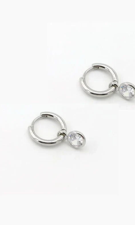 PREORDER: Crystal Charm Huggies in Two Colors-Womens-Stay Foxy Boutique, Florissant, Missouri