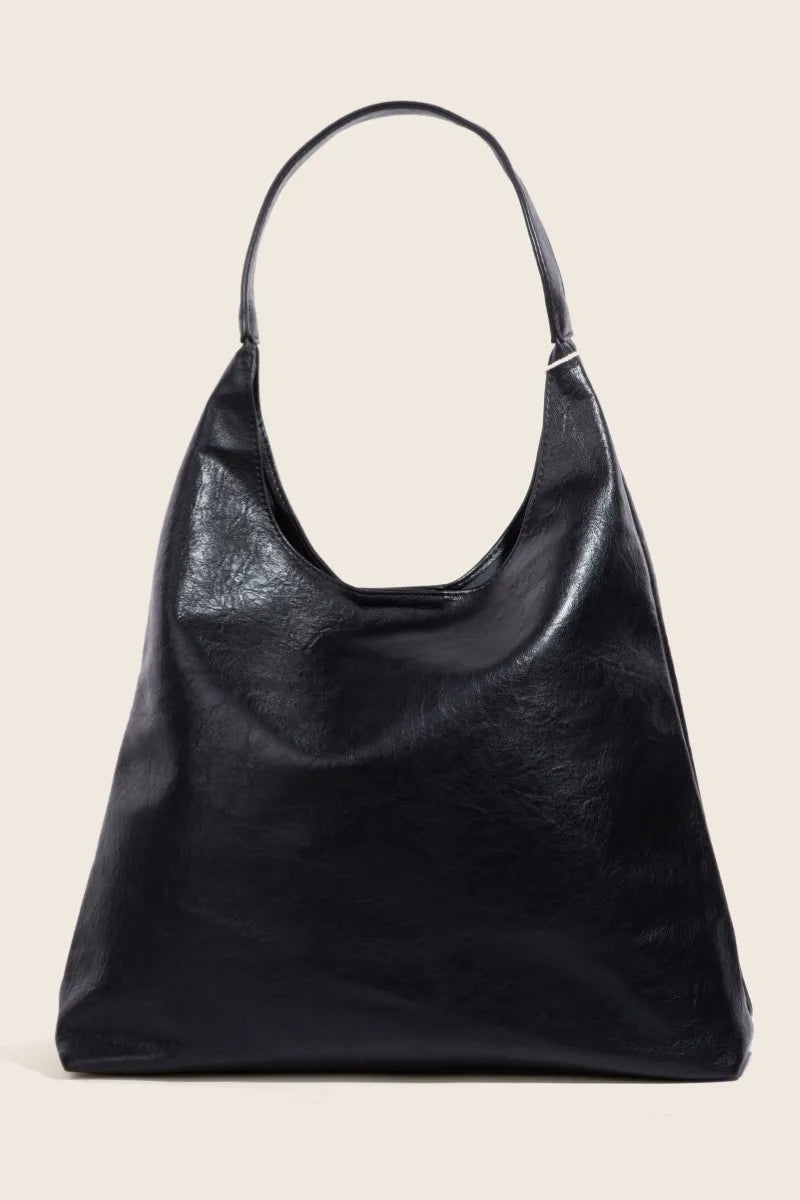 Fame Faux Leather Tote Bag-Stay Foxy Boutique, Florissant, Missouri