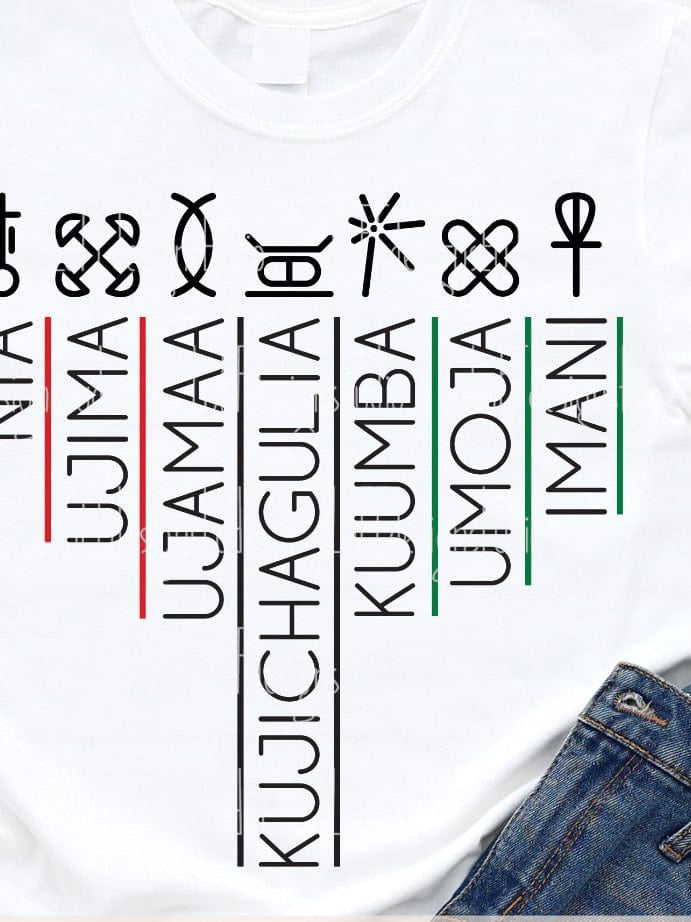 Kwanzaa Graphic T-Graphic T-Stay Foxy Boutique, Florissant, Missouri