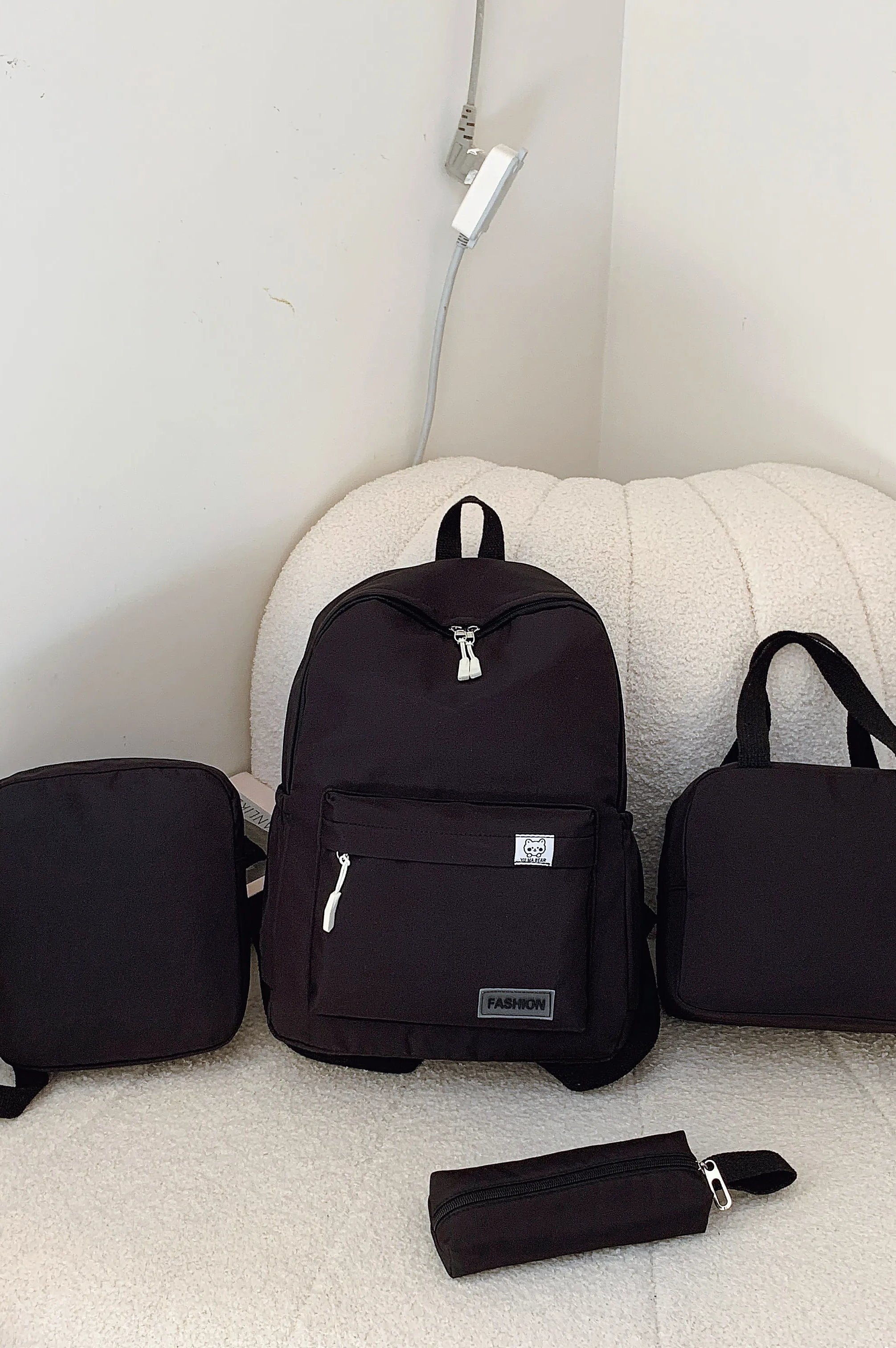 4-Piece Canvas Bag Set-Stay Foxy Boutique, Florissant, Missouri
