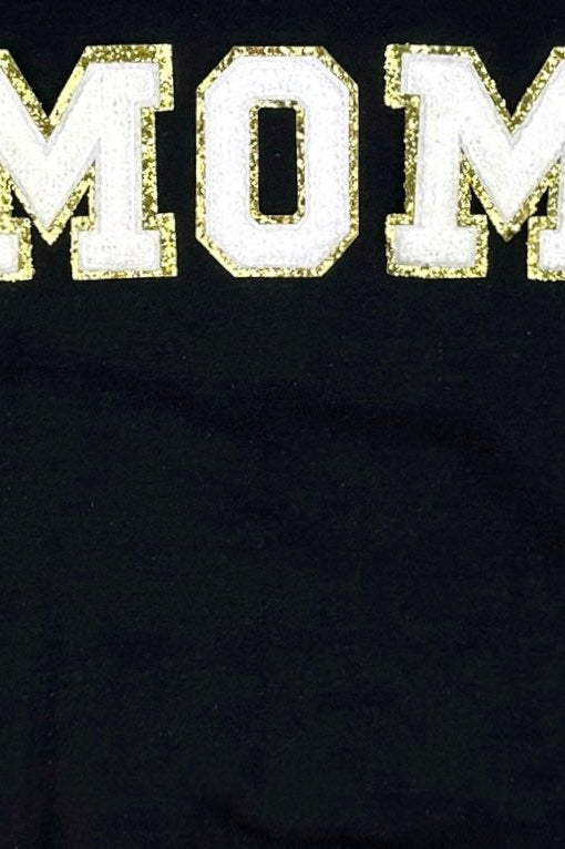 Dance Mom + Mini Chenille Patch Sweatshirts-Womens-Stay Foxy Boutique, Florissant, Missouri