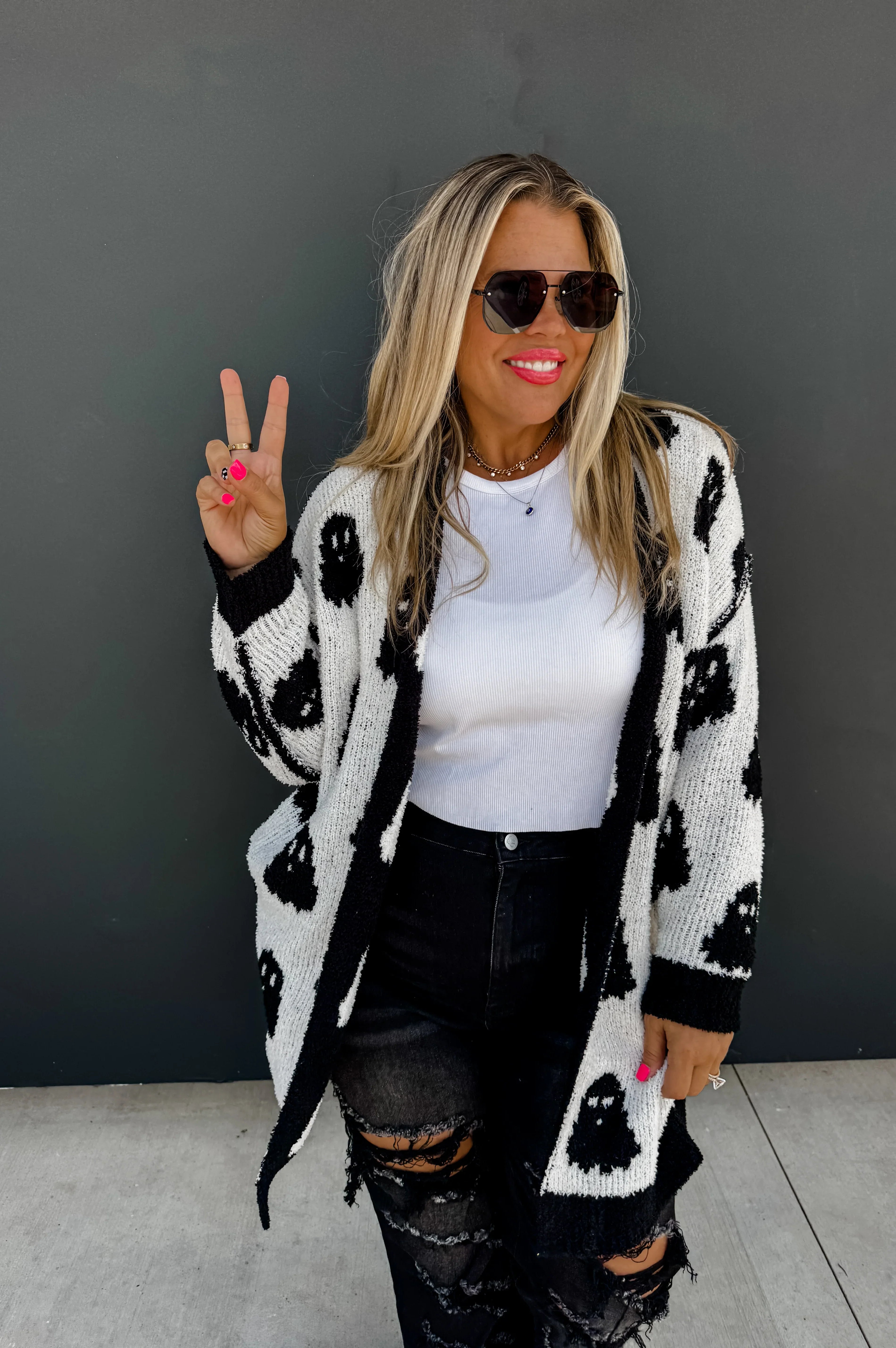 PREORDER: Ghost Reversible Cloud Cardigan-Womens-Stay Foxy Boutique, Florissant, Missouri