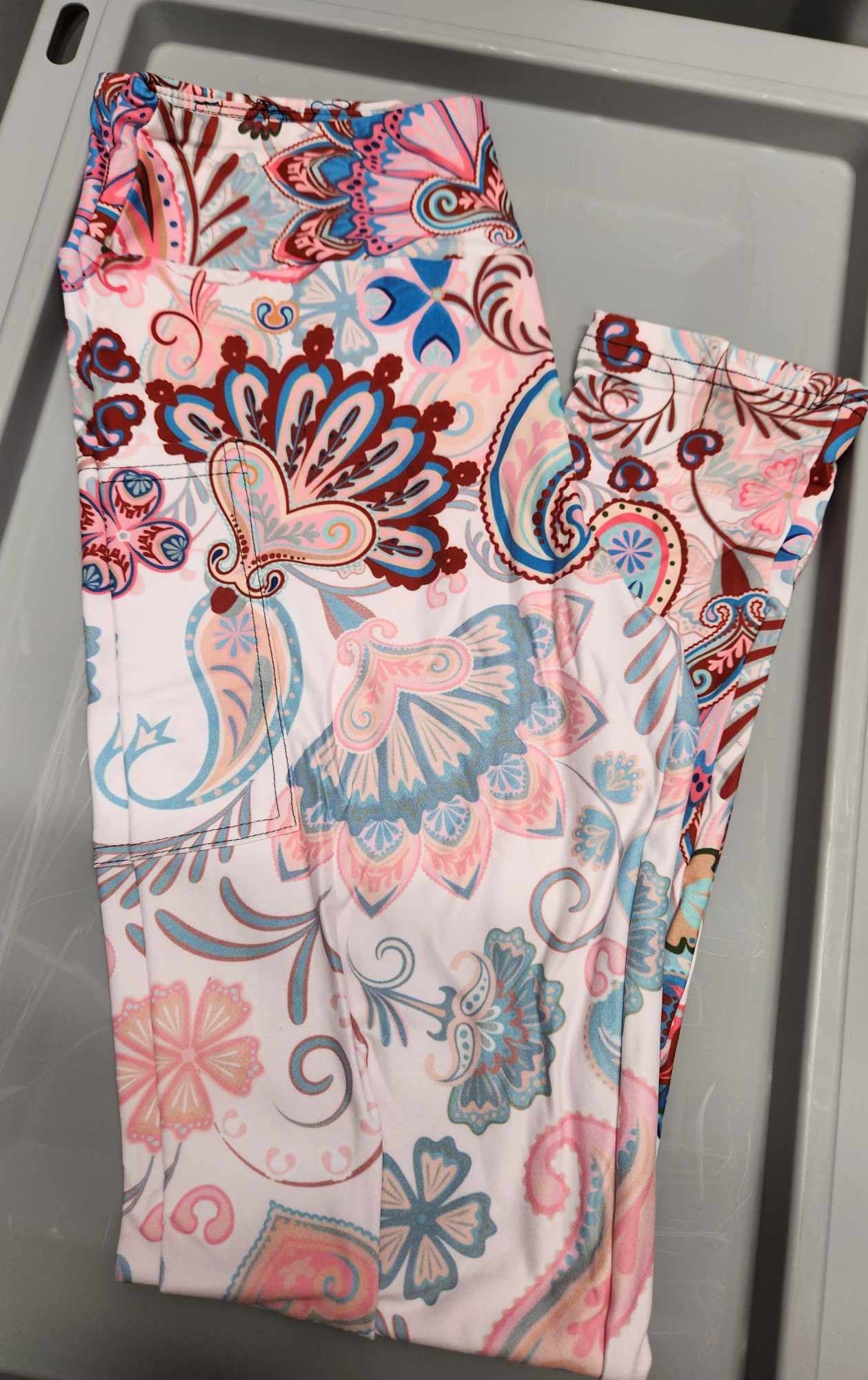 PRETTY PAISLEY-FULL LEGGINGS-Stay Foxy Boutique, Florissant, Missouri