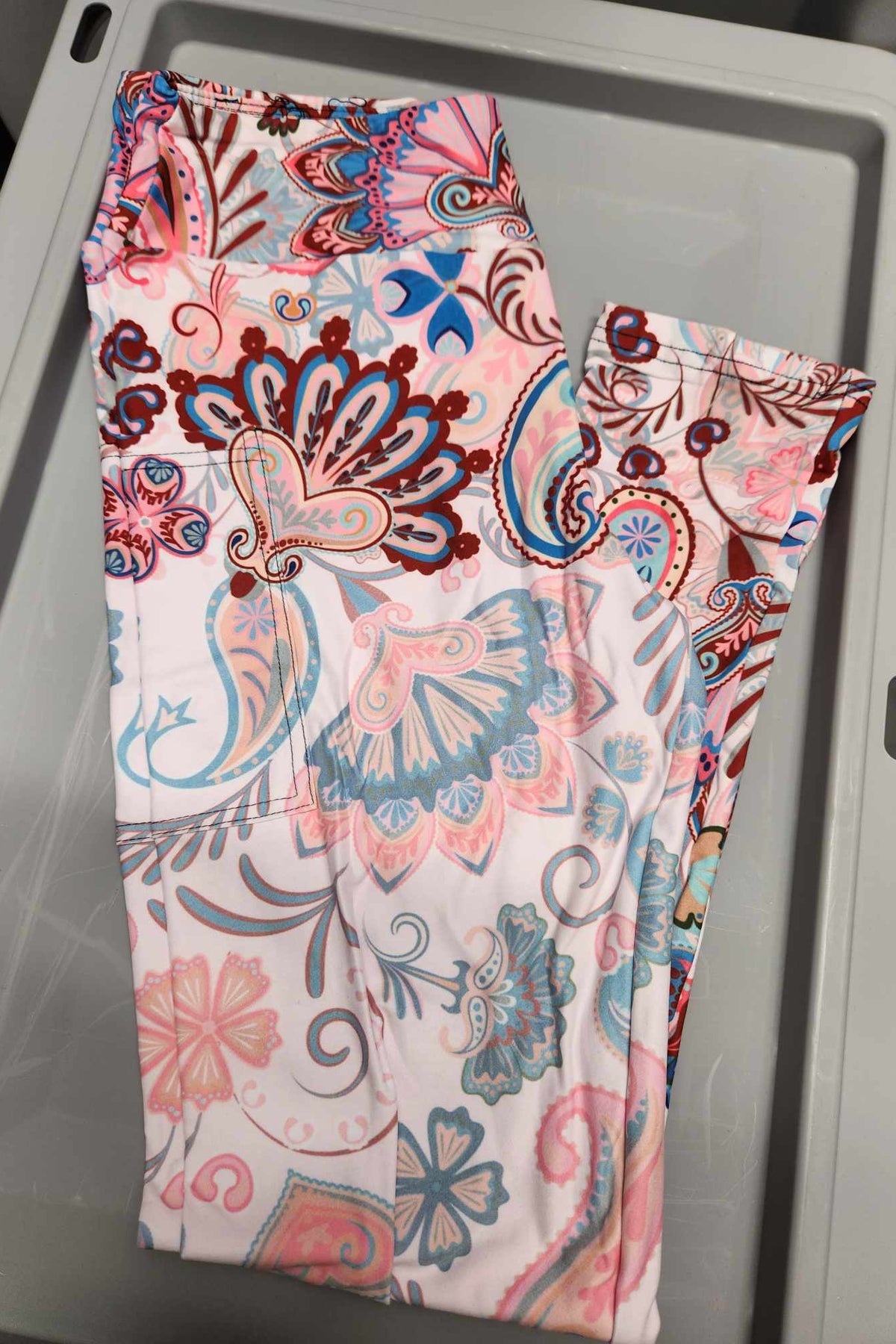 PRETTY PAISLEY-FULL LEGGINGS-Stay Foxy Boutique, Florissant, Missouri