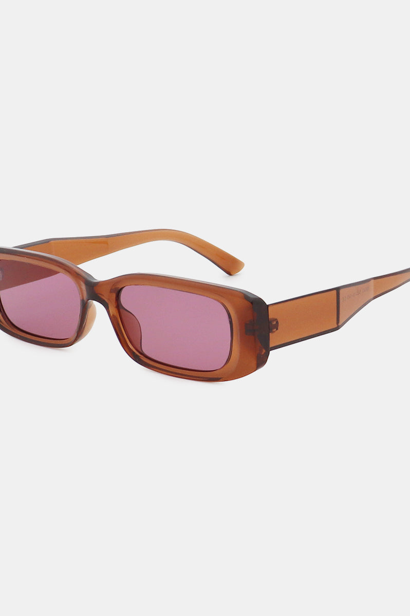 Polycarbonate Frame Rectangle Sunglasses-Stay Foxy Boutique, Florissant, Missouri