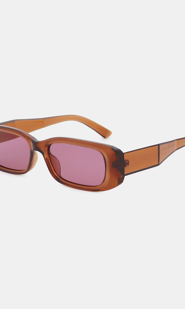 Polycarbonate Frame Rectangle Sunglasses-Stay Foxy Boutique, Florissant, Missouri
