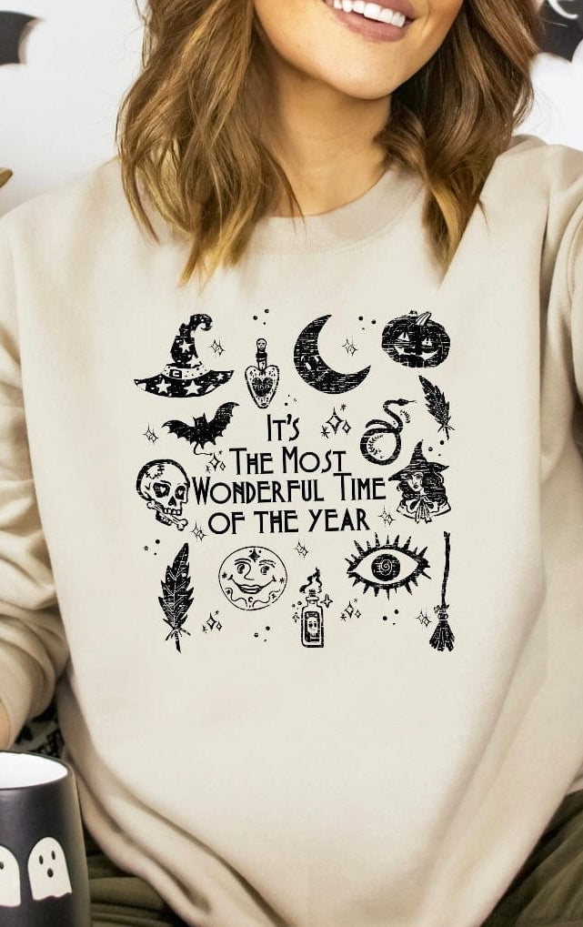 Wonderful Time Halloween Graphic T-Graphic T-Stay Foxy Boutique, Florissant, Missouri