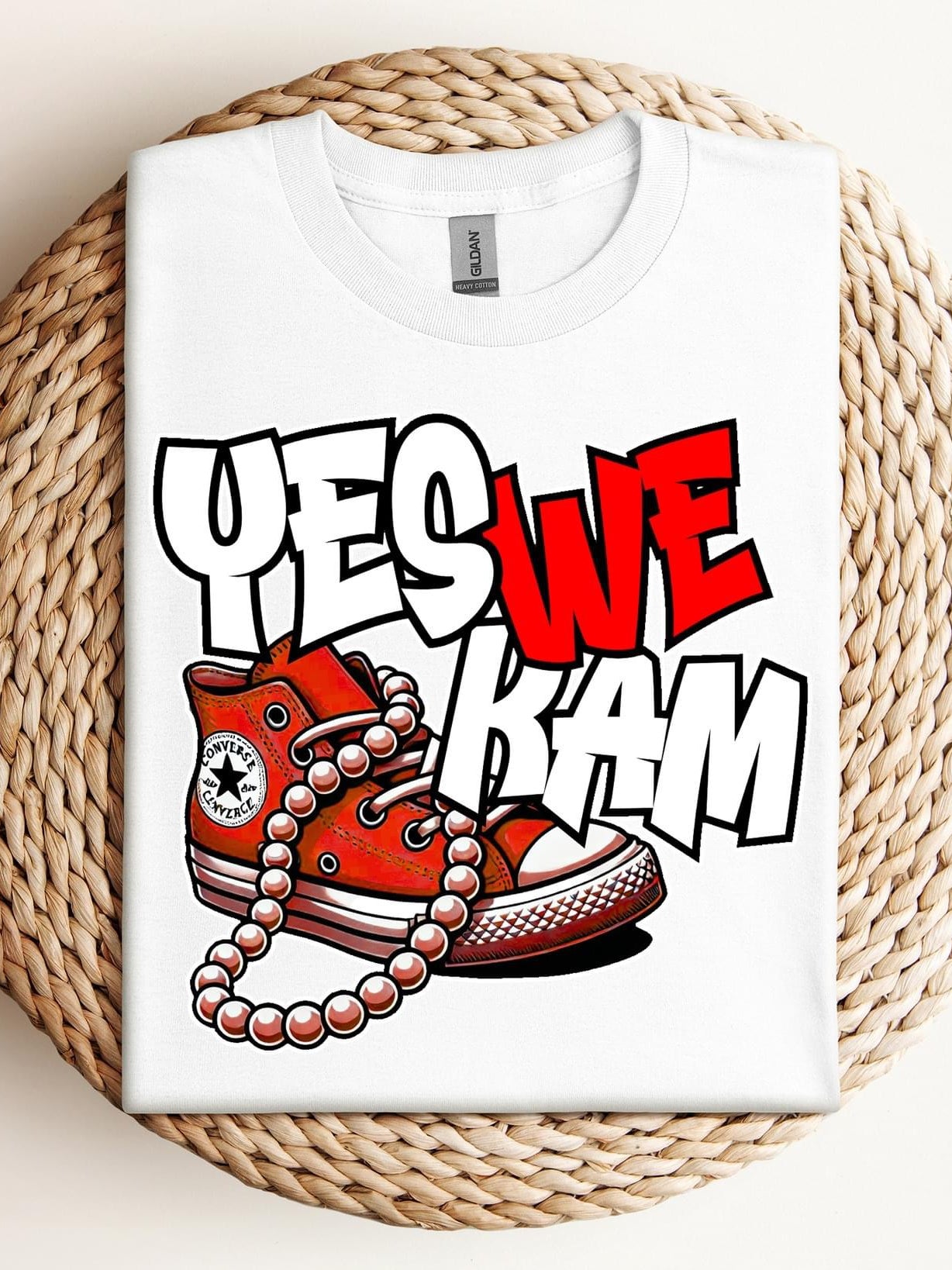 Yes We Kam Red Graphic T-Graphic T-Stay Foxy Boutique, Florissant, Missouri