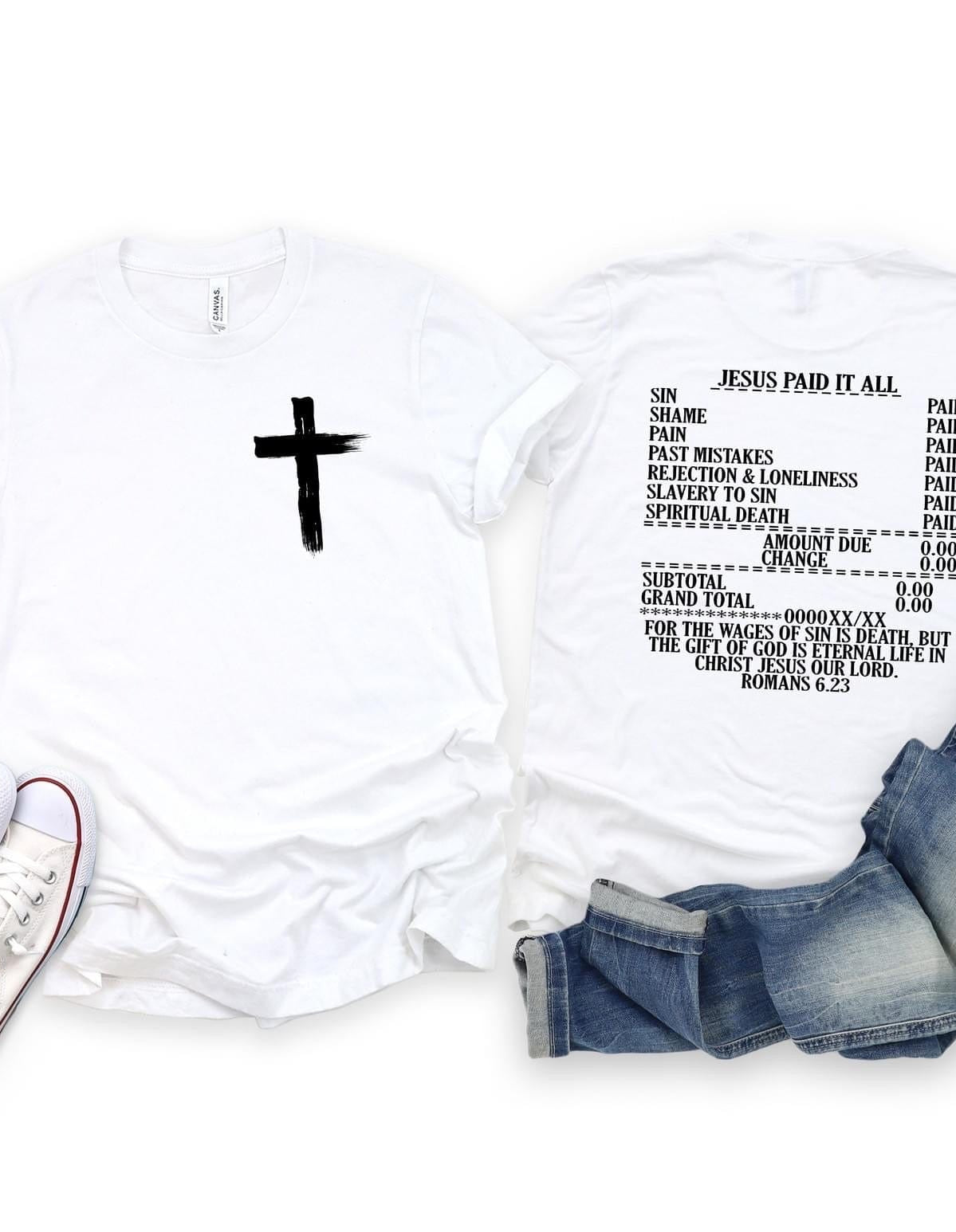 Paid It All Graphic T-Graphic T-Stay Foxy Boutique, Florissant, Missouri