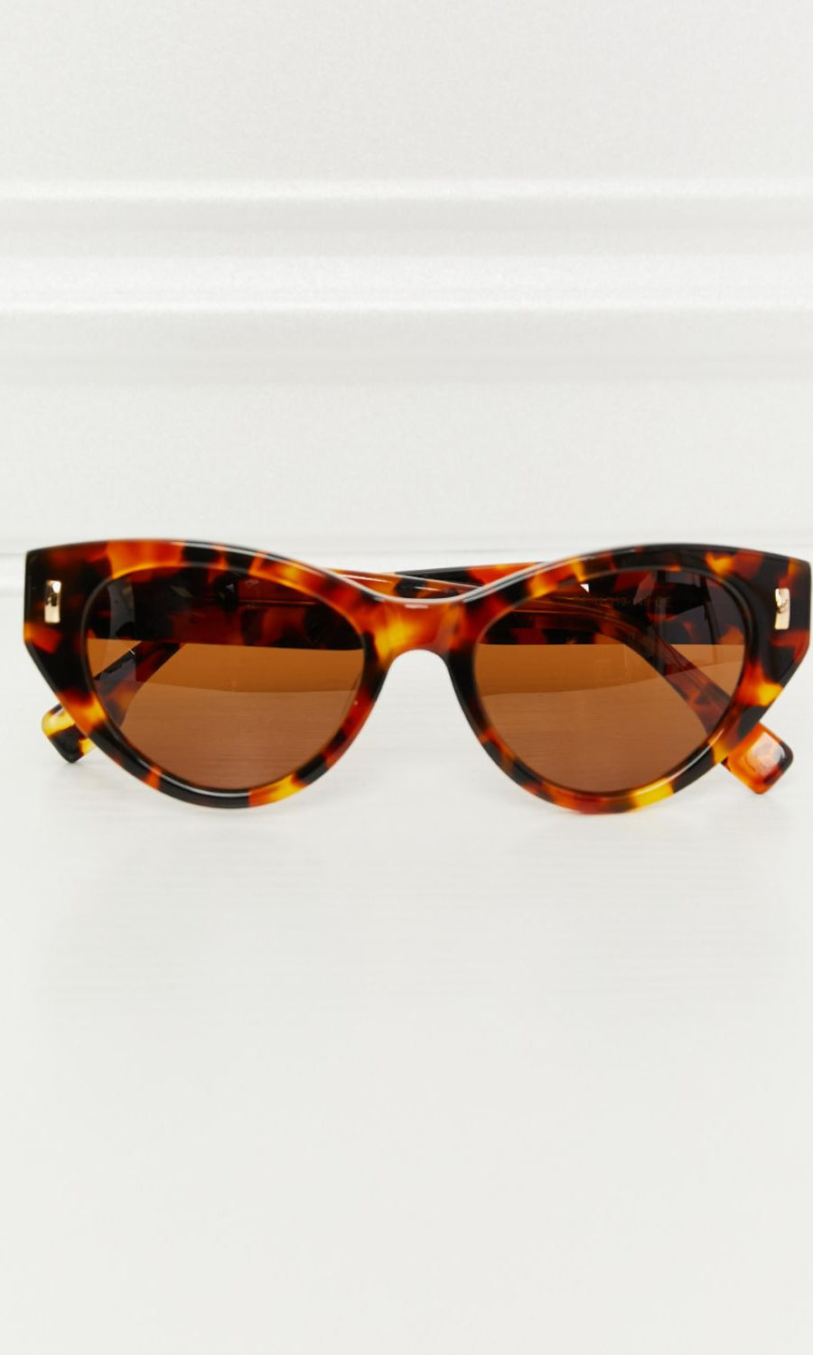 Tortoiseshell Acetate Frame Sunglasses-Stay Foxy Boutique, Florissant, Missouri