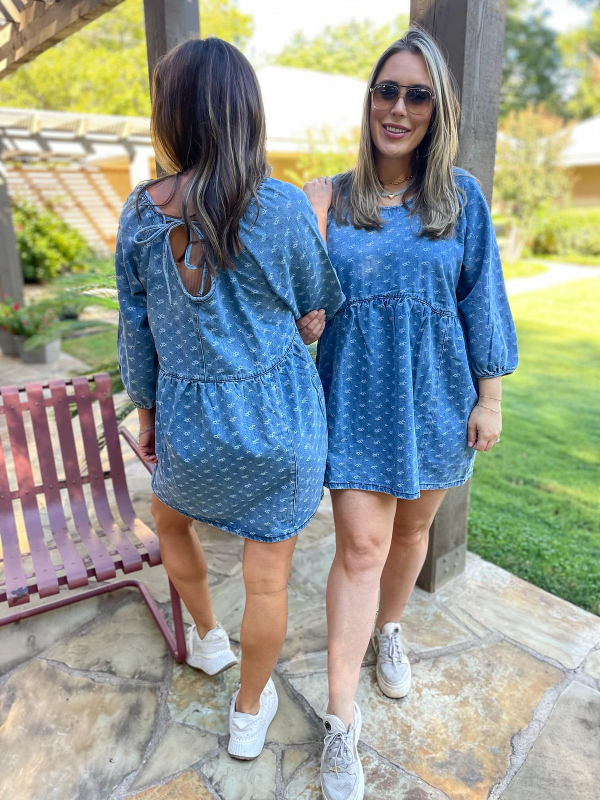Alexa Denim Dress-Womens-Stay Foxy Boutique, Florissant, Missouri