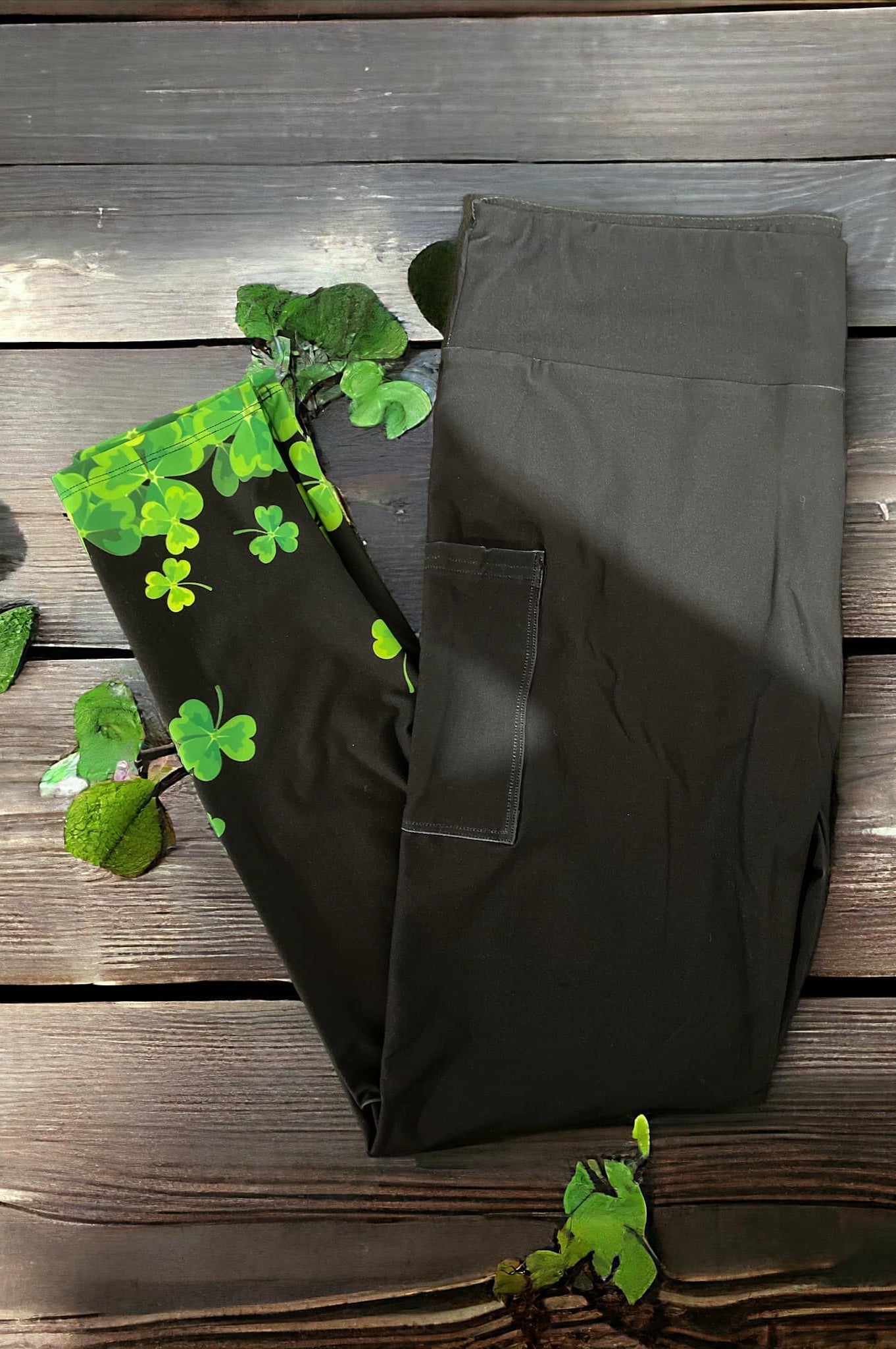 LUCKY DIPPED - LETS GET LUCKY RUN - LEGGING-Stay Foxy Boutique, Florissant, Missouri