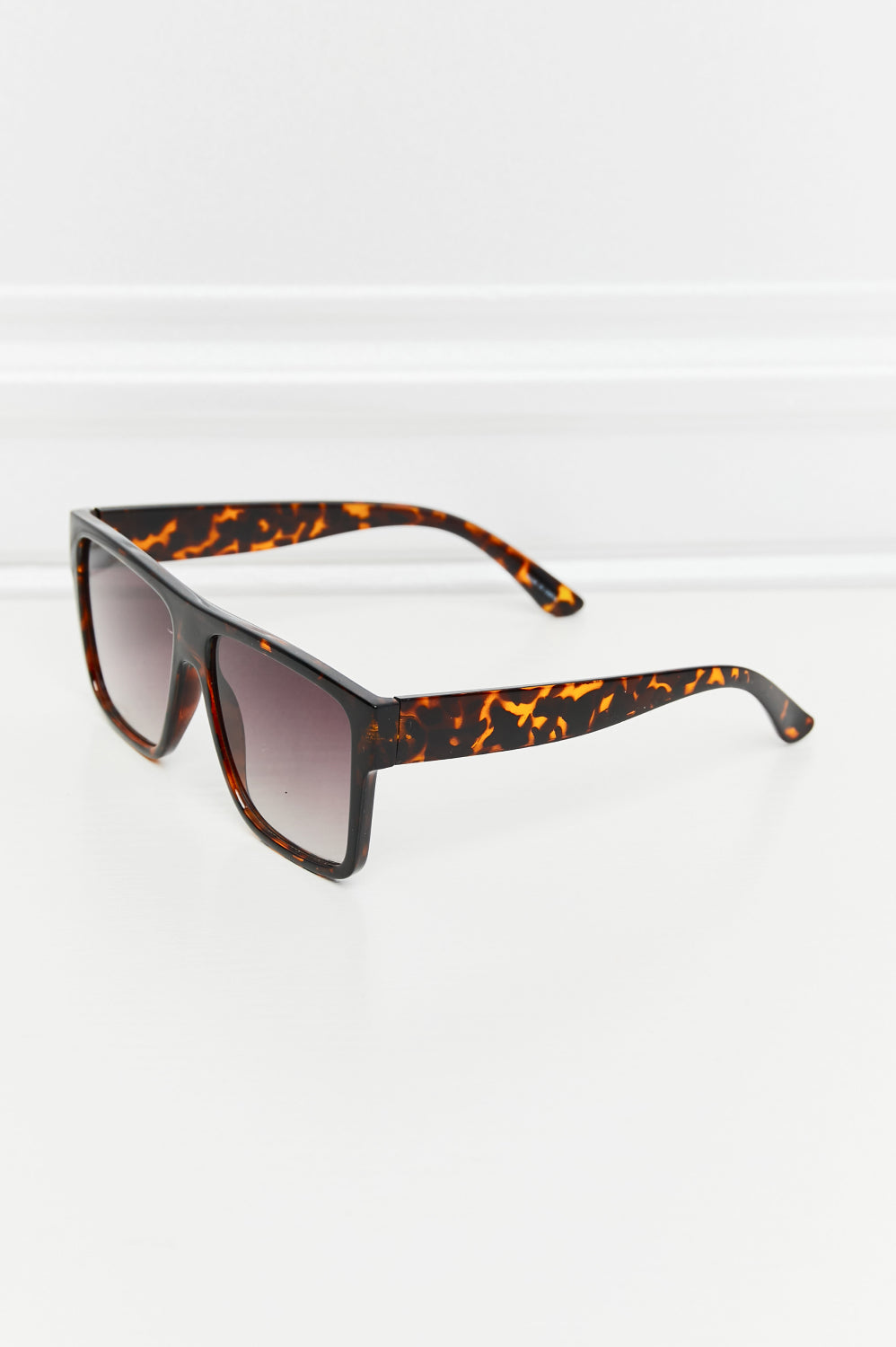 Tortoiseshell Square Full Rim Sunglasses-Stay Foxy Boutique, Florissant, Missouri