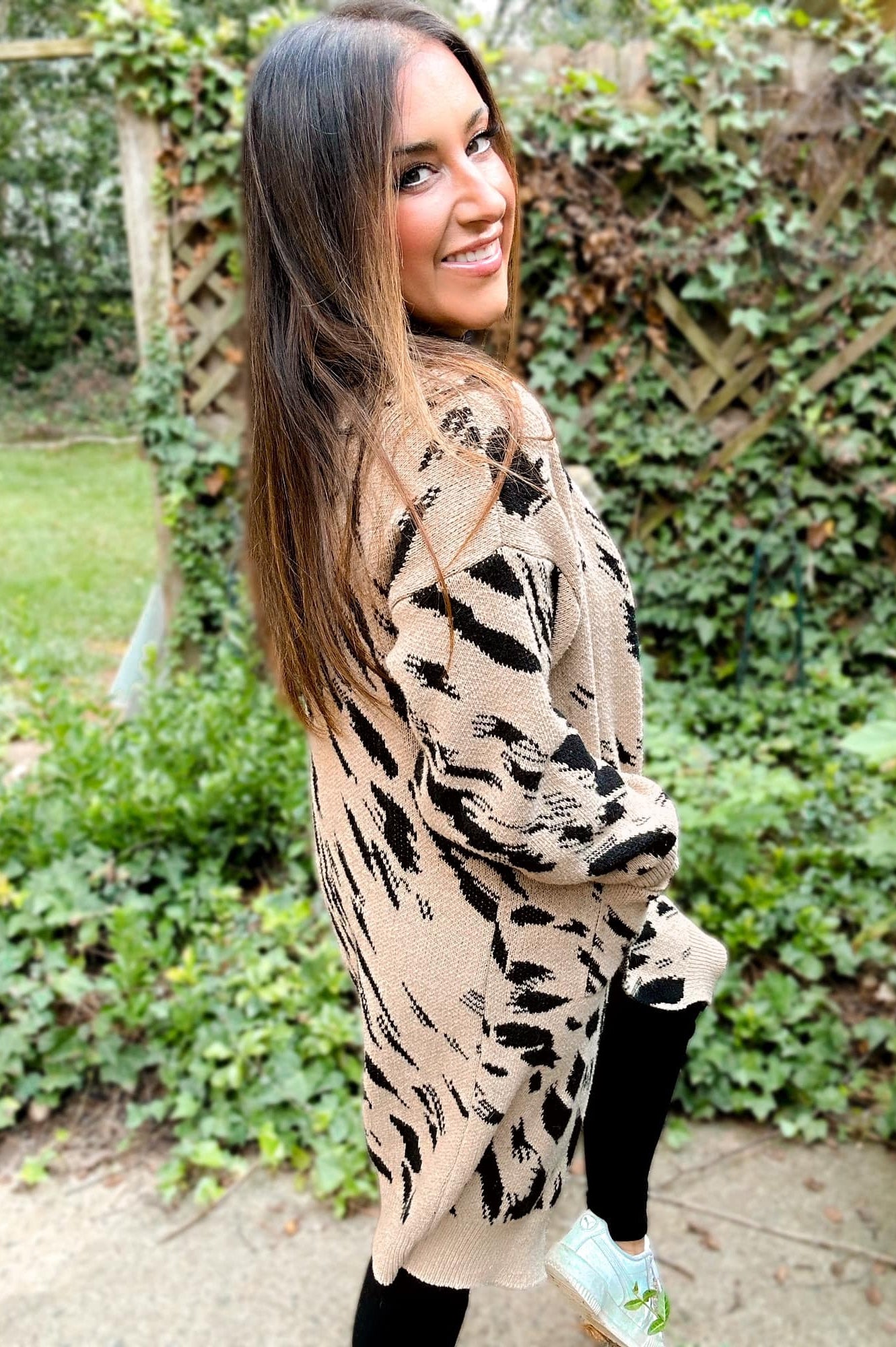PREORDER: Harper Heavyweight Animal Print Cardigan-Womens-Stay Foxy Boutique, Florissant, Missouri
