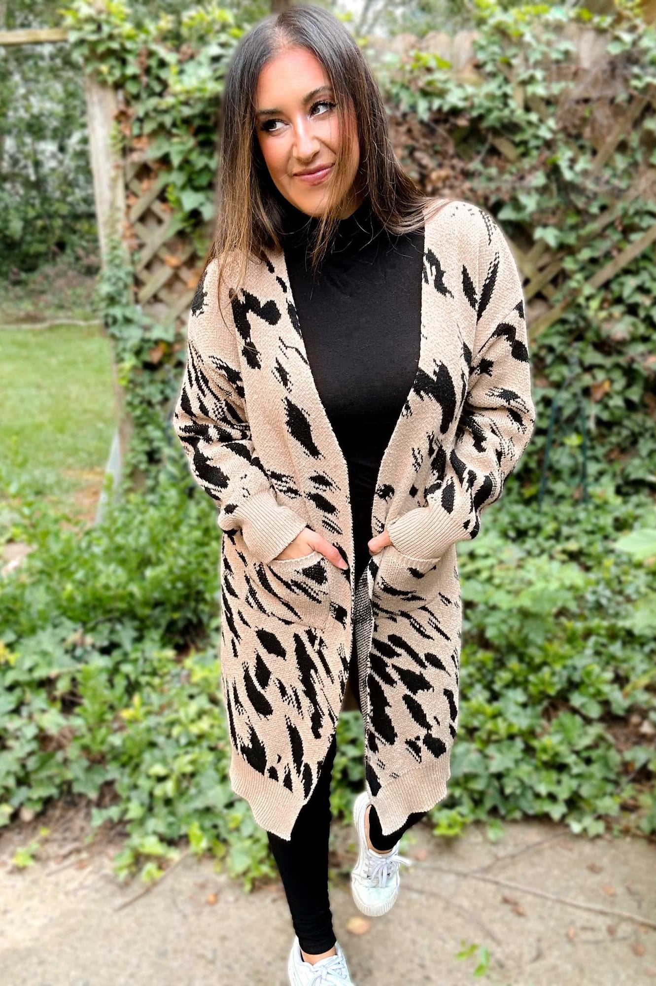 PREORDER: Harper Heavyweight Animal Print Cardigan-Womens-Stay Foxy Boutique, Florissant, Missouri