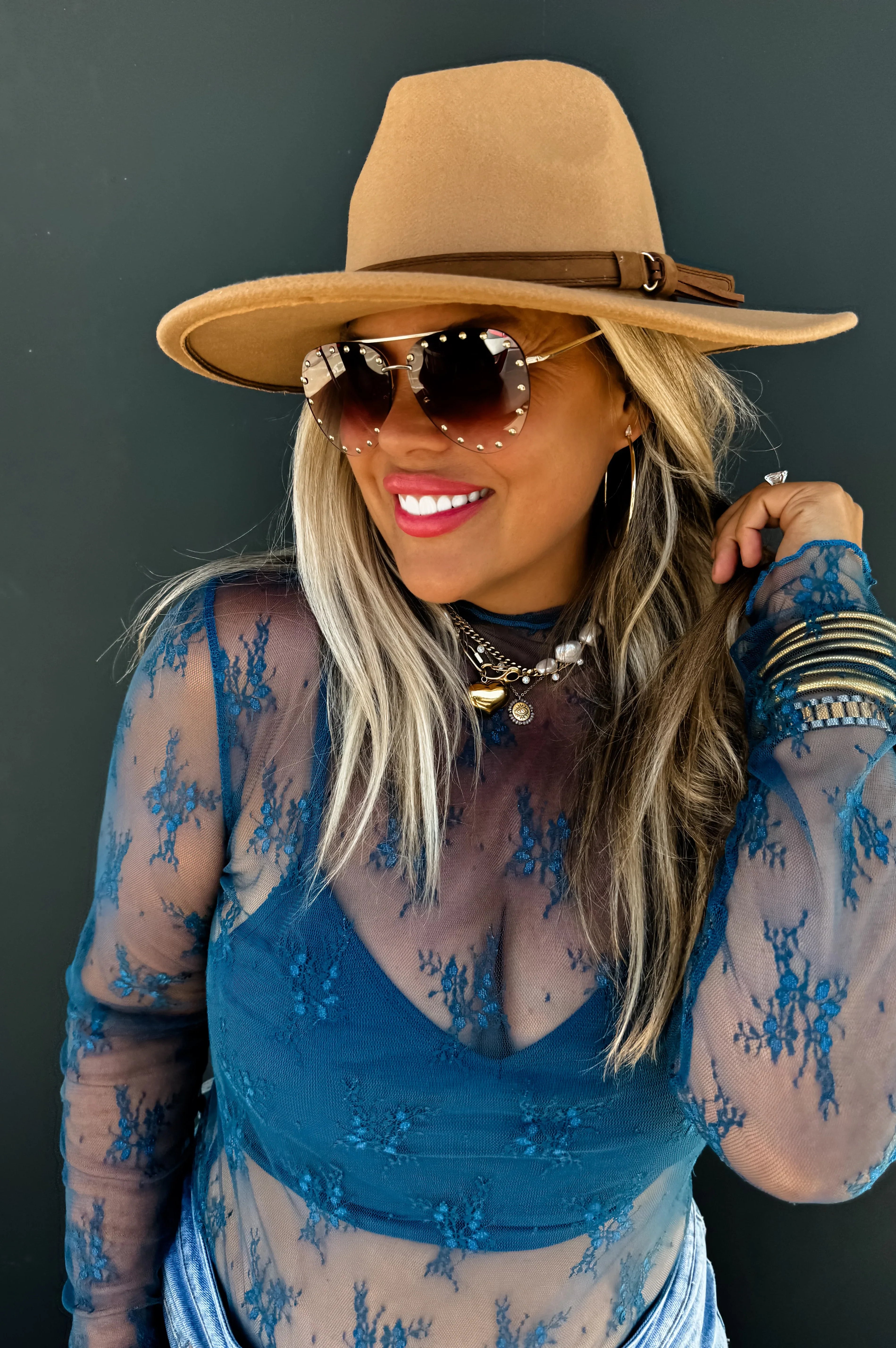 PREORDER: Roxy Lace Top in Six Colors-Womens-Stay Foxy Boutique, Florissant, Missouri