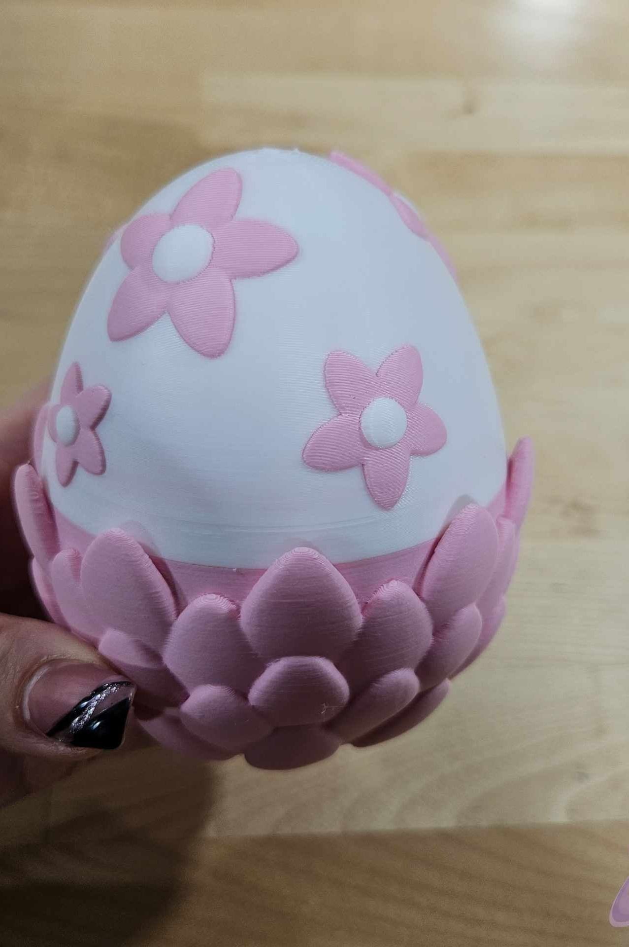 3D PRINTED PINK SAKURA DRAGON AND EGG-Stay Foxy Boutique, Florissant, Missouri