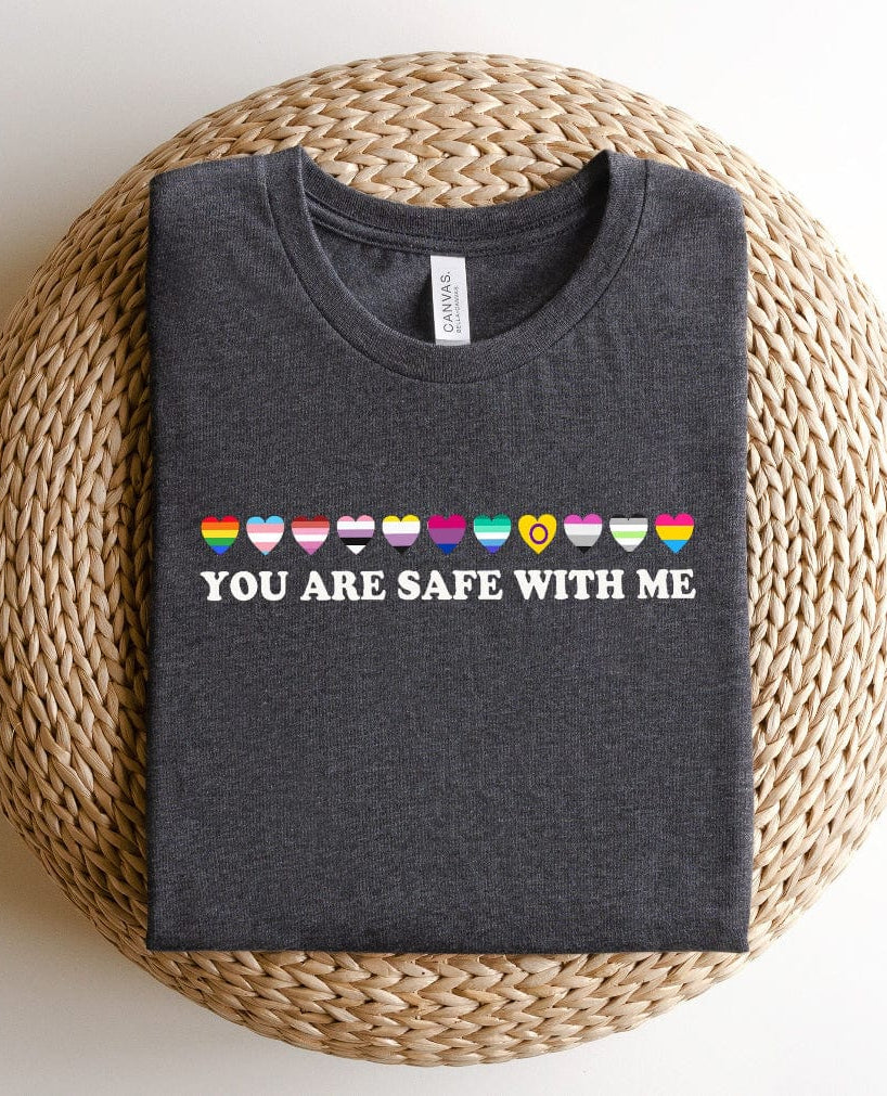 You Are Safe Graphic T-Graphic T-Stay Foxy Boutique, Florissant, Missouri