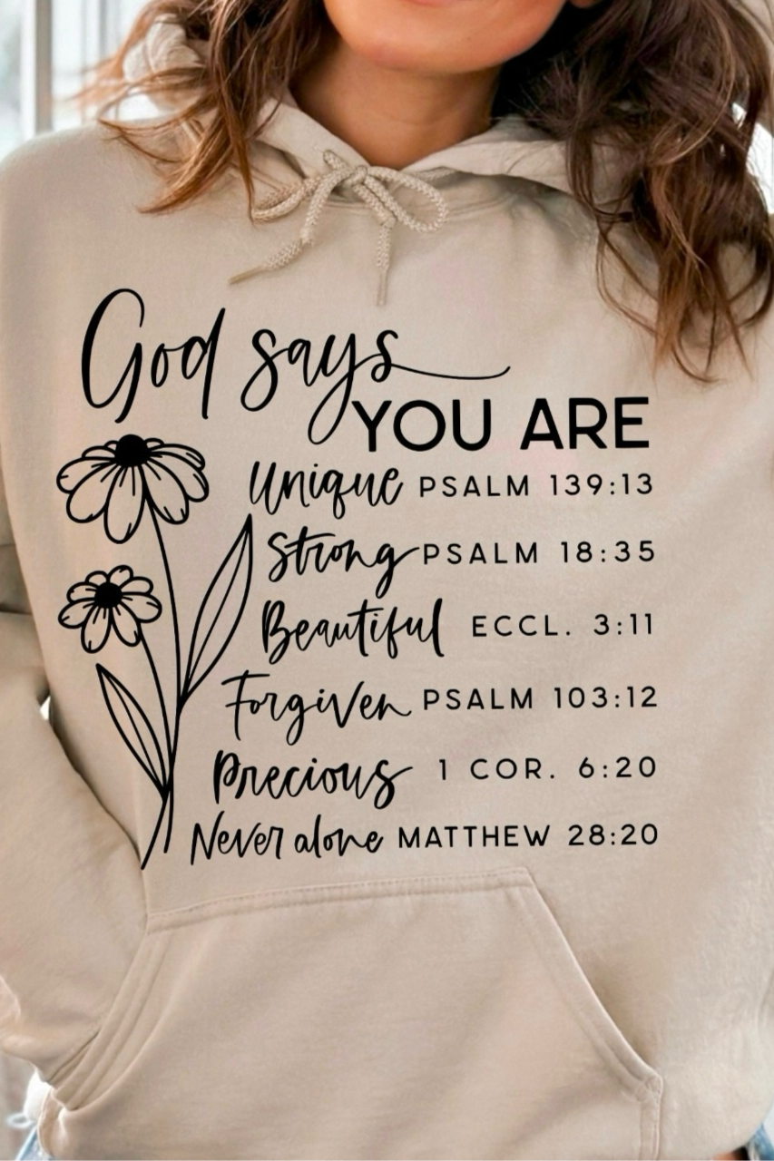 God says Graphic T-Graphic T-Stay Foxy Boutique, Florissant, Missouri