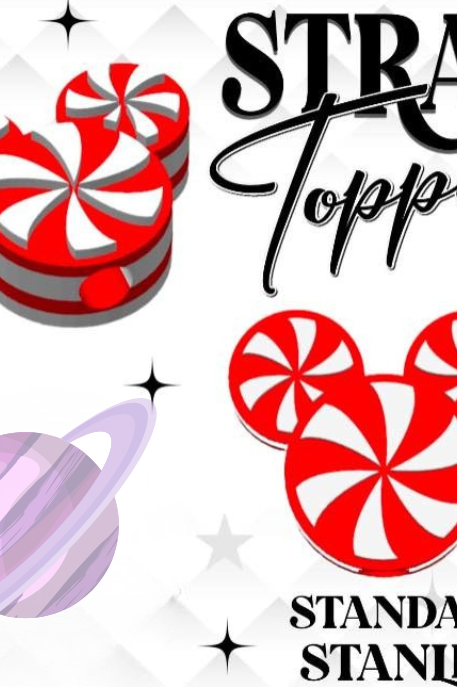 CANDY EARS- 3D PRINTED STRAW CHARM-Stay Foxy Boutique, Florissant, Missouri