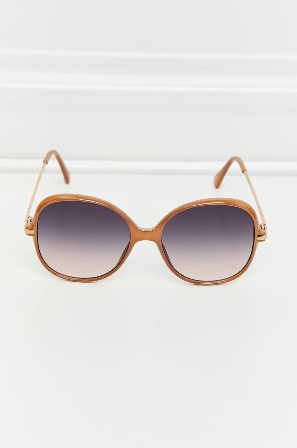 Metal-Plastic Hybrid Full Rim Sunglasses-Stay Foxy Boutique, Florissant, Missouri