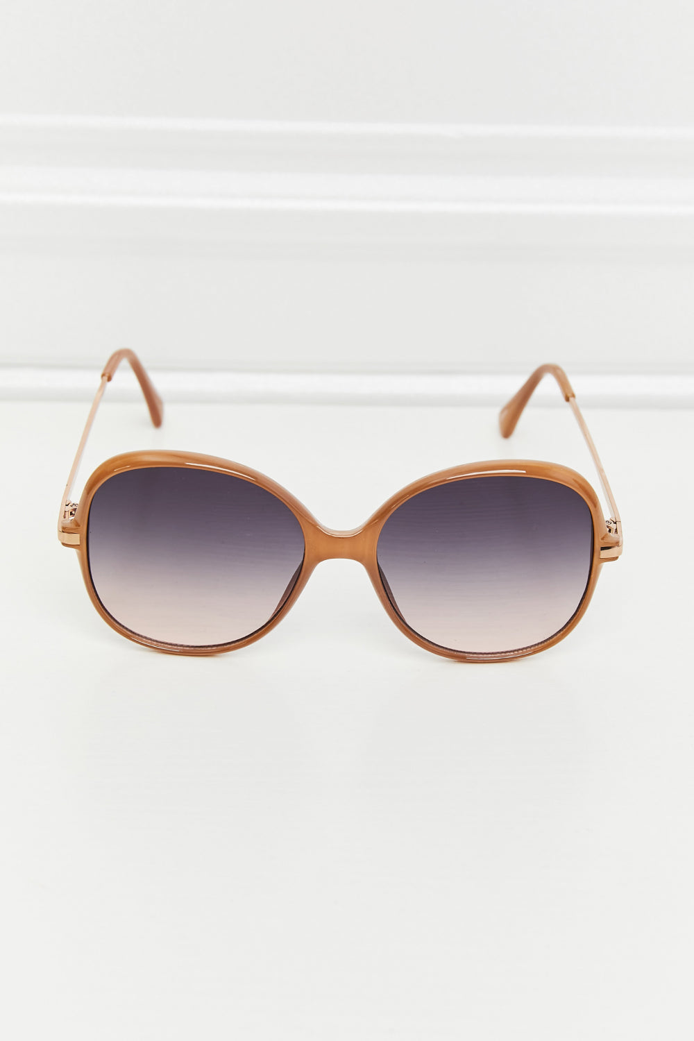 Metal-Plastic Hybrid Full Rim Sunglasses-Stay Foxy Boutique, Florissant, Missouri