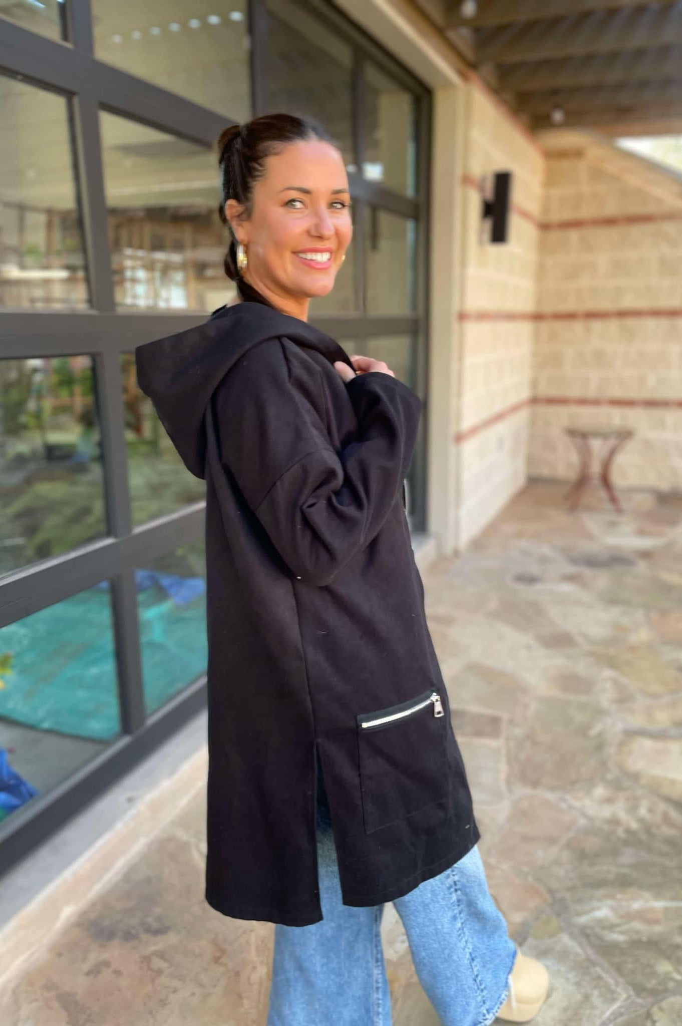PREORDER: Time Slips Away Hooded Jacket in Three Colors-Womens-Stay Foxy Boutique, Florissant, Missouri