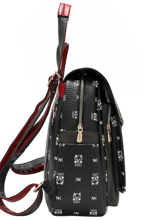 Nicole Lee USA Cat Eco-Leather Convertible Backpack Bag-Stay Foxy Boutique, Florissant, Missouri