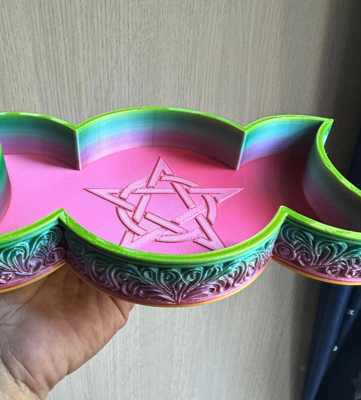 PENTACLE TRINKET DISH HOLDER-3D PRINTED-Stay Foxy Boutique, Florissant, Missouri