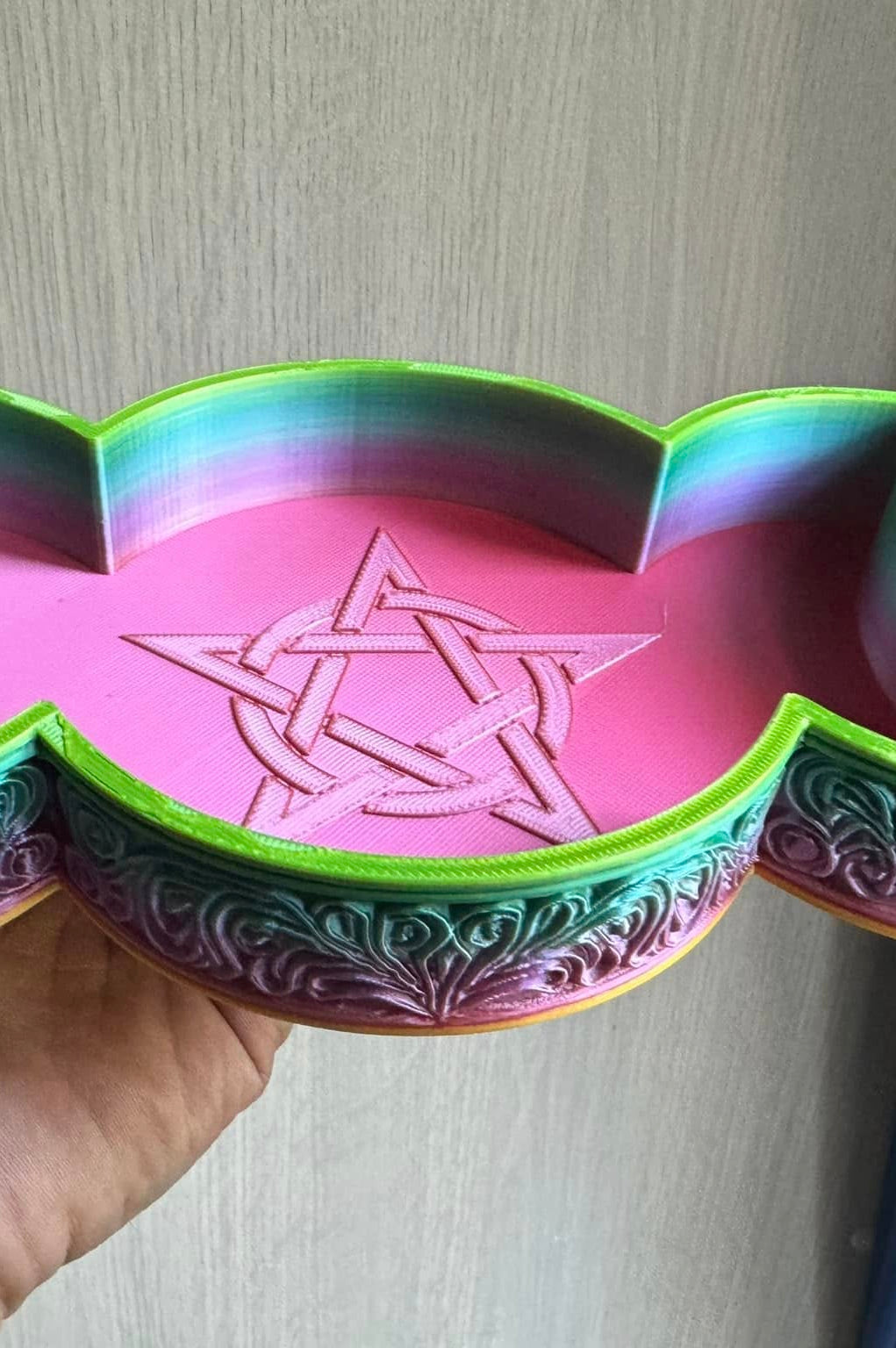 PENTACLE TRINKET DISH HOLDER-3D PRINTED-Stay Foxy Boutique, Florissant, Missouri