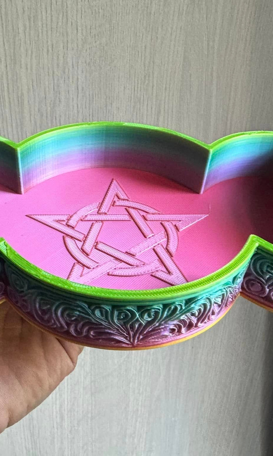 PENTACLE TRINKET DISH HOLDER-3D PRINTED-Stay Foxy Boutique, Florissant, Missouri