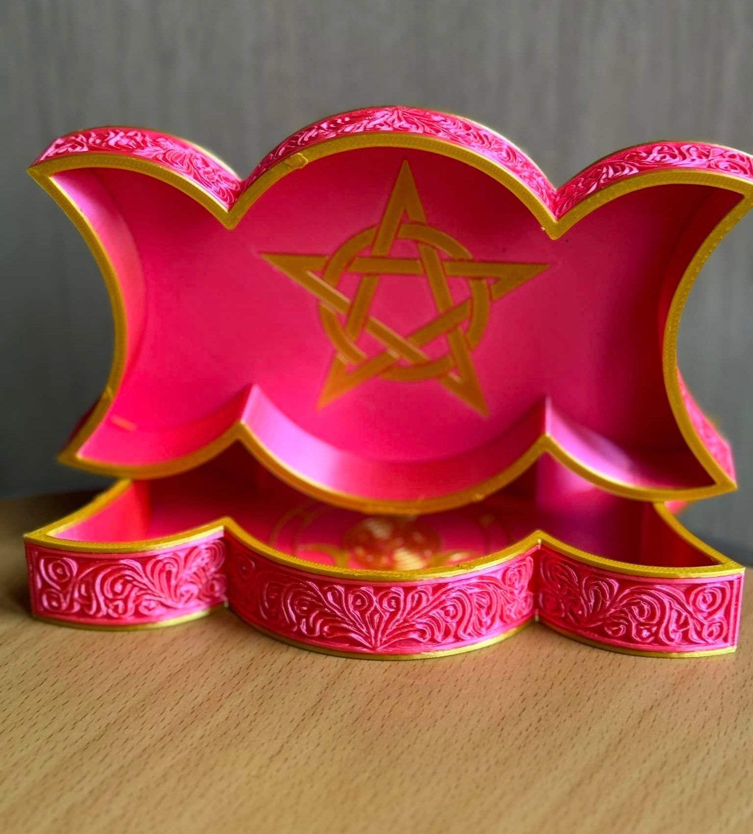 PENTACLE TRINKET DISH HOLDER-3D PRINTED-Stay Foxy Boutique, Florissant, Missouri