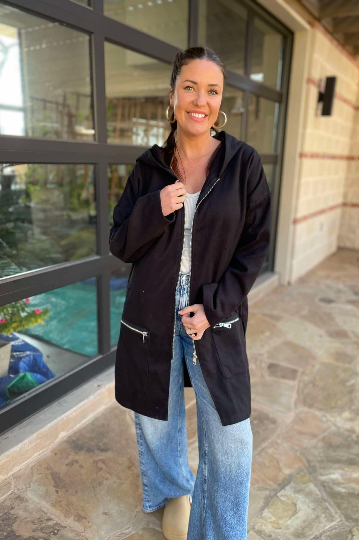 PREORDER: Time Slips Away Hooded Jacket in Three Colors-Womens-Stay Foxy Boutique, Florissant, Missouri