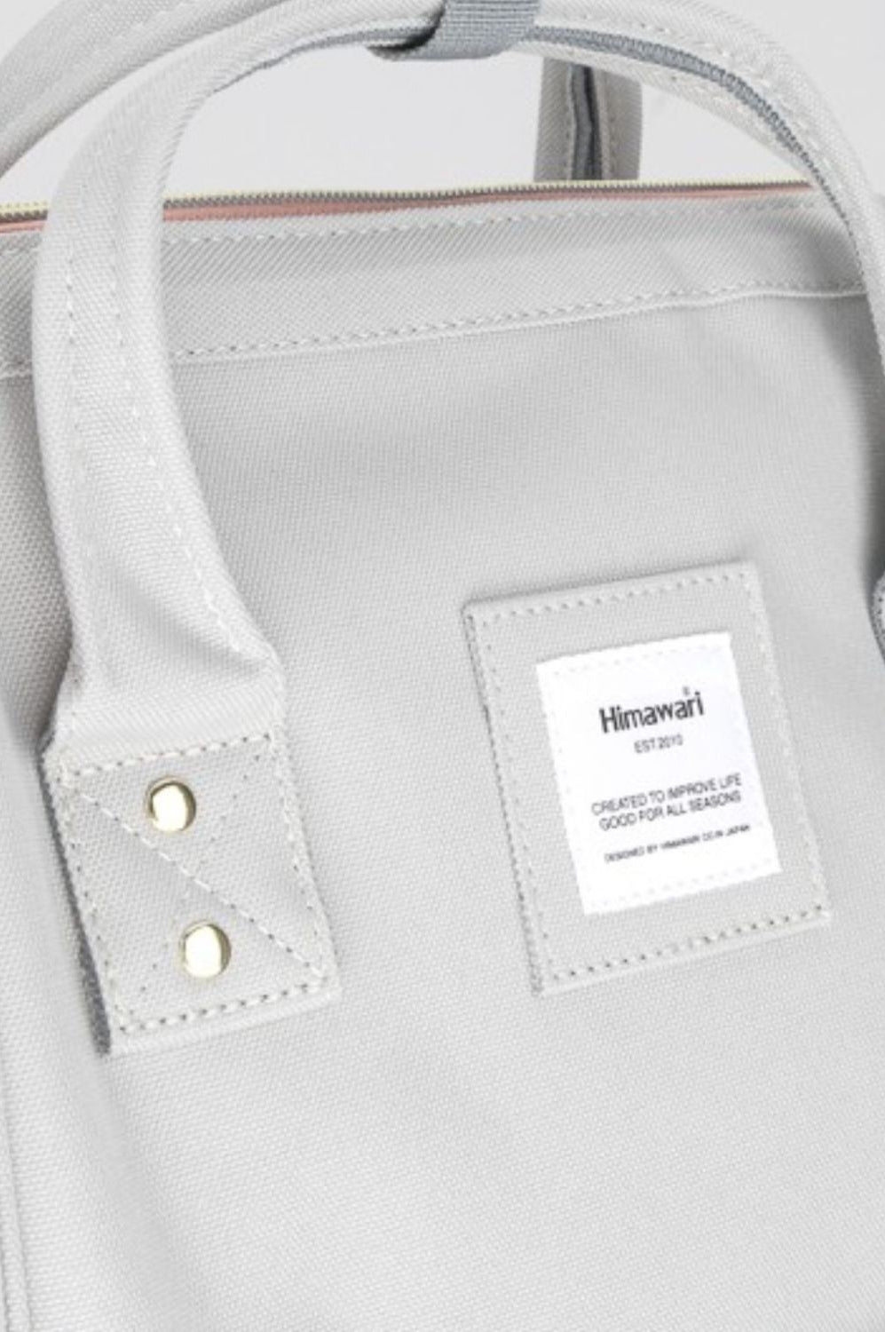 Himawari Contrast Waterproof Canvas Backpack Bag with Side Pockets-Stay Foxy Boutique, Florissant, Missouri