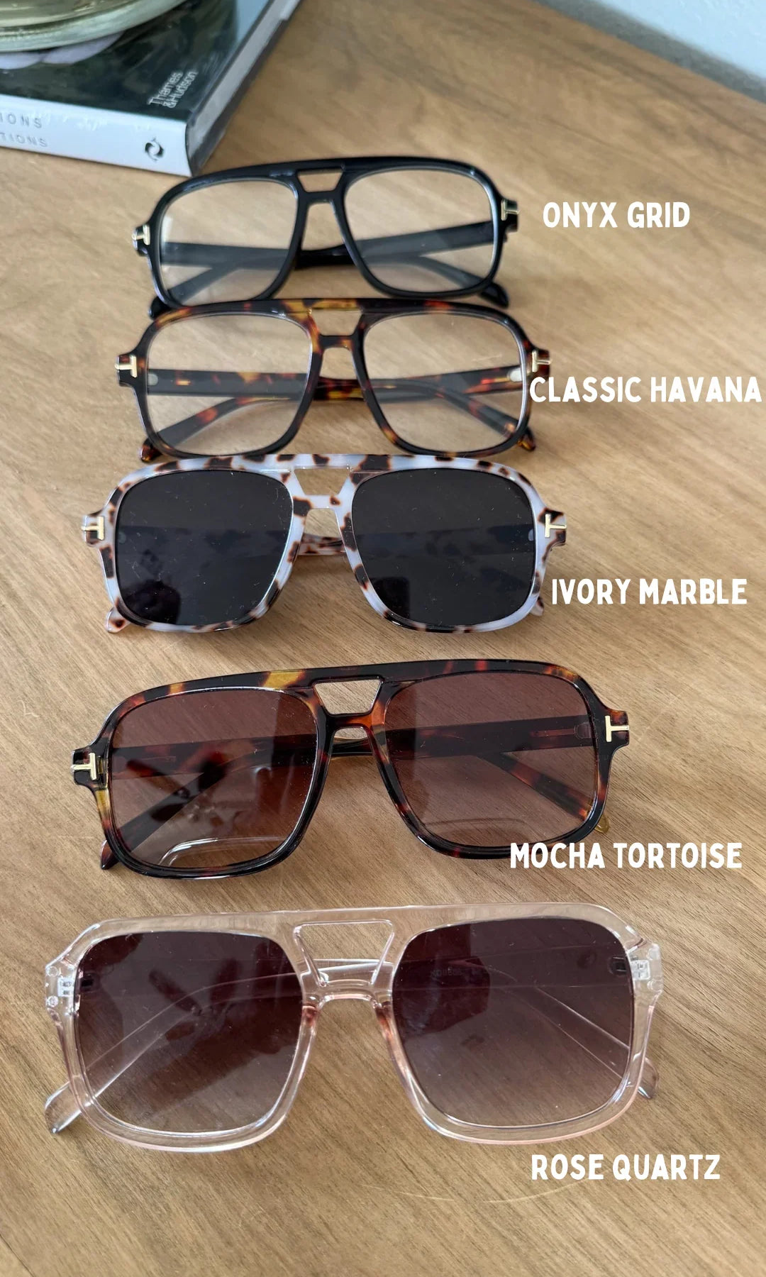 PREORDER: Retro Rays Sunglasses in Five Colors-Womens-Stay Foxy Boutique, Florissant, Missouri