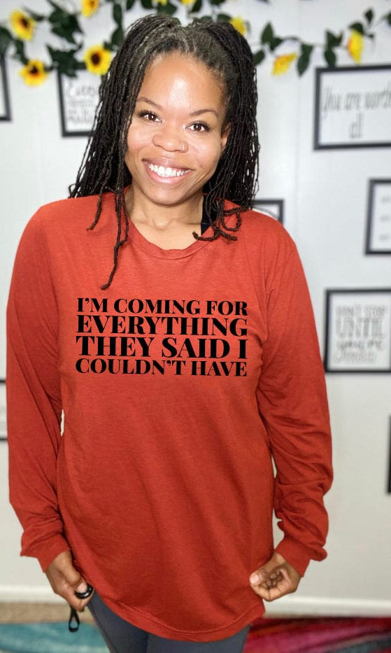 I’m Coming Graphic T-Graphic T-Stay Foxy Boutique, Florissant, Missouri