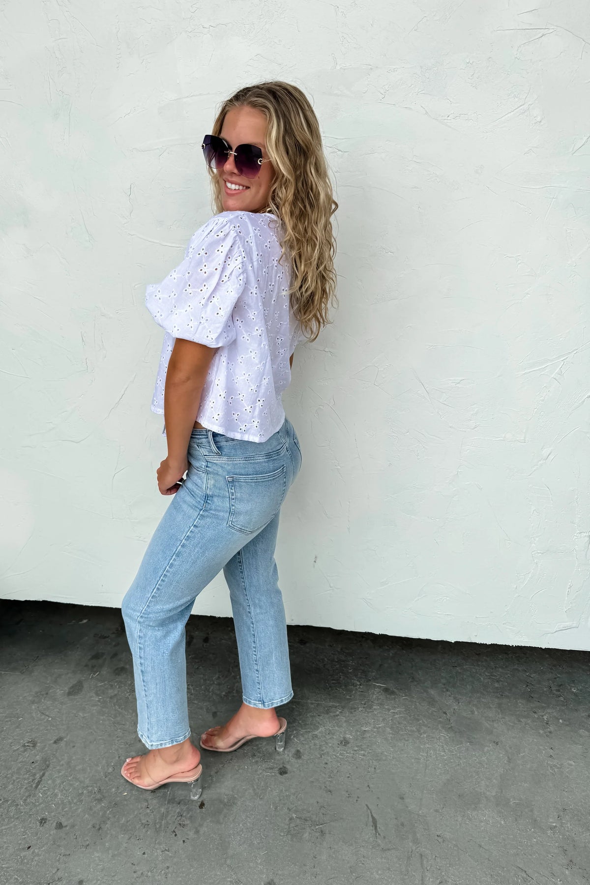 PREORDER: Alexie Straight Leg Cropped Jeans-Womens-Stay Foxy Boutique, Florissant, Missouri