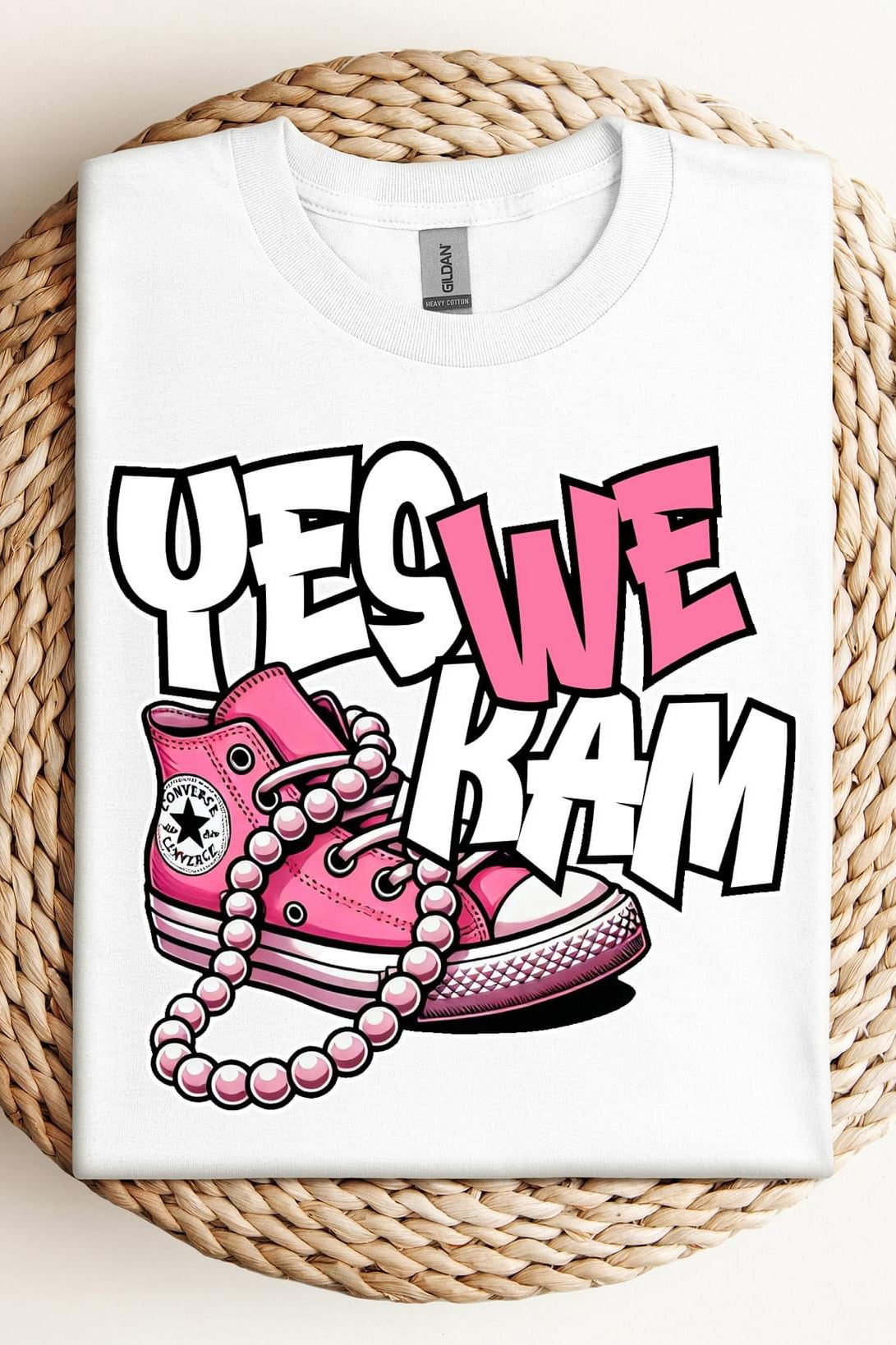 Yes We Kam Pink Graphic T-Graphic T-Stay Foxy Boutique, Florissant, Missouri