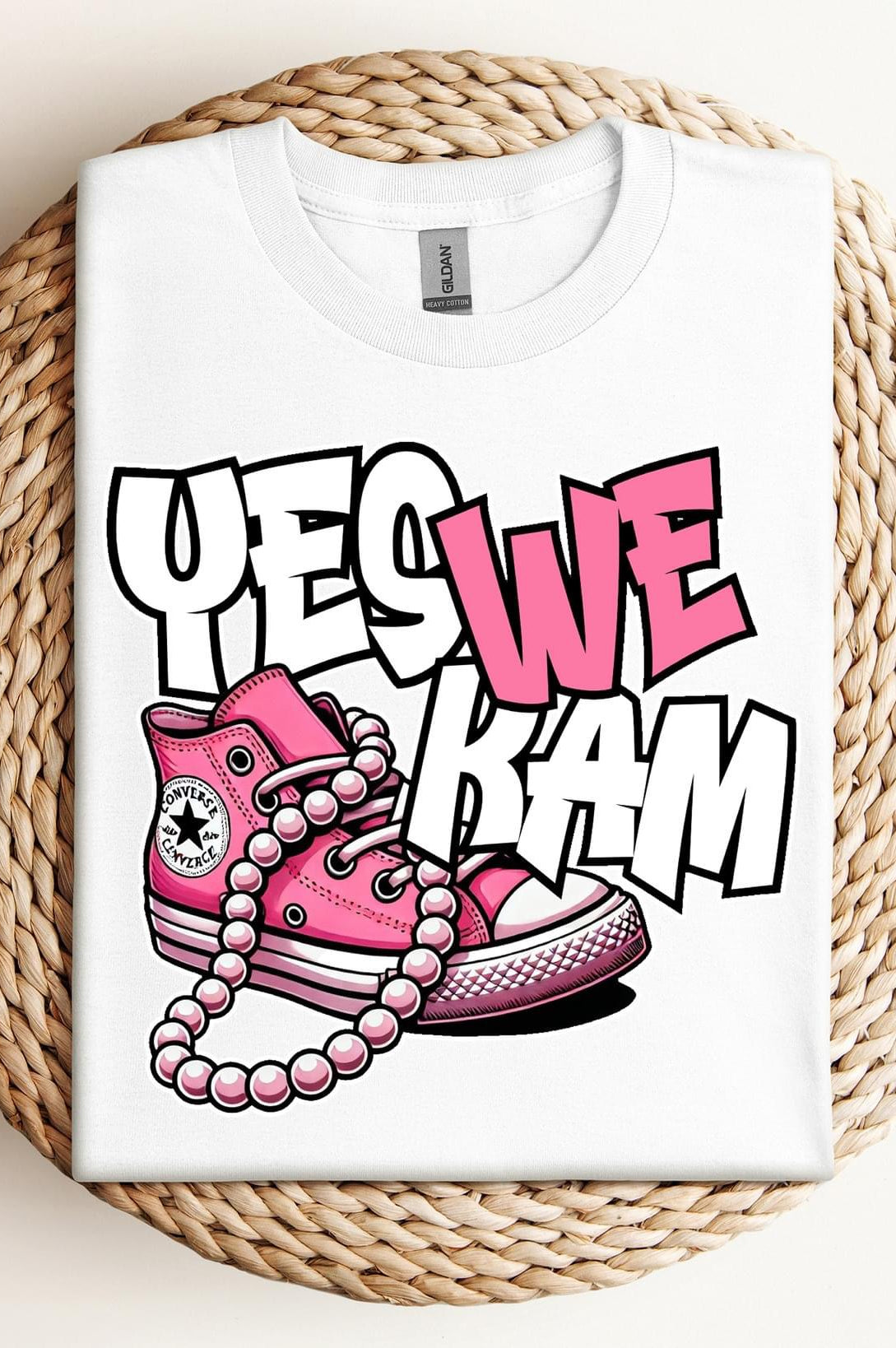 Yes We Kam Pink Graphic T-Graphic T-Stay Foxy Boutique, Florissant, Missouri