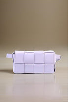 Zenana Vegan Leather Woven Crossbody Bag-Stay Foxy Boutique, Florissant, Missouri