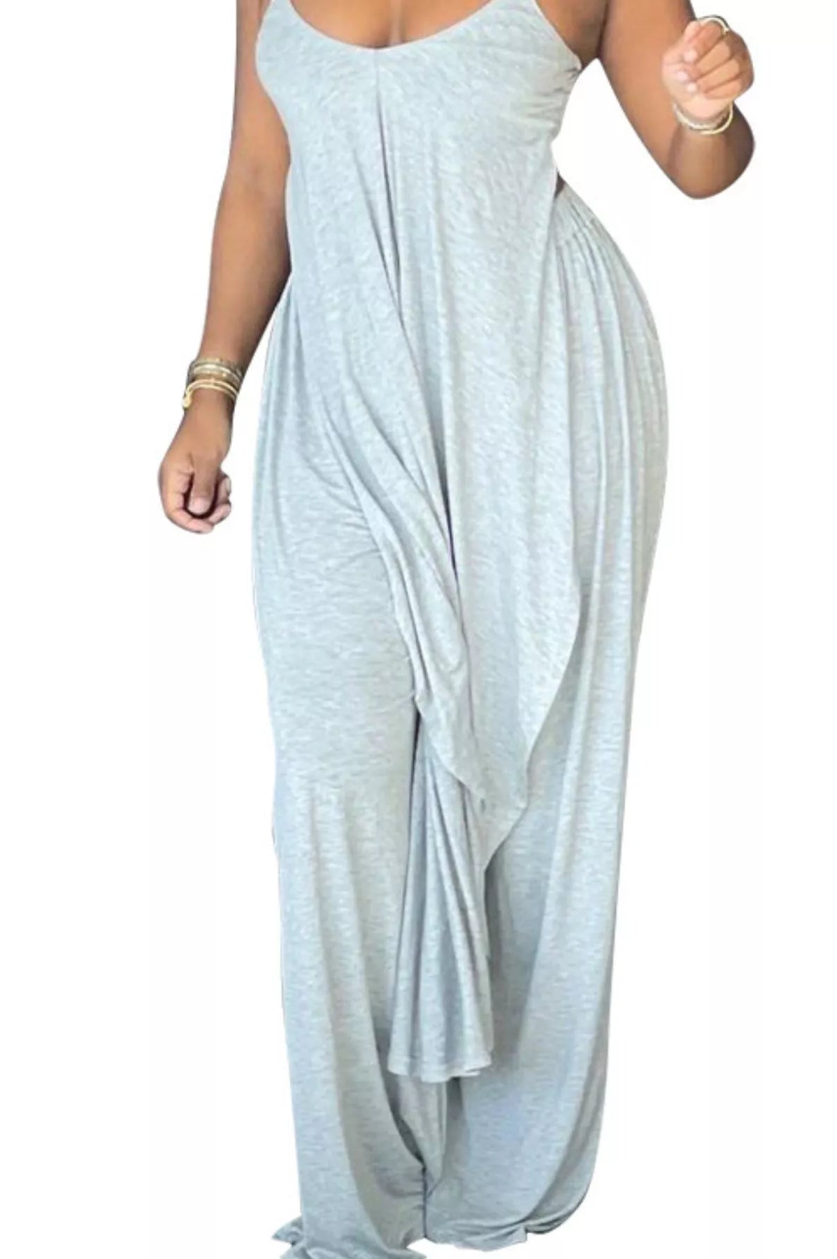 Full Size Asymmetrical Hem Cami and Pants Set Plus Size-Stay Foxy Boutique, Florissant, Missouri