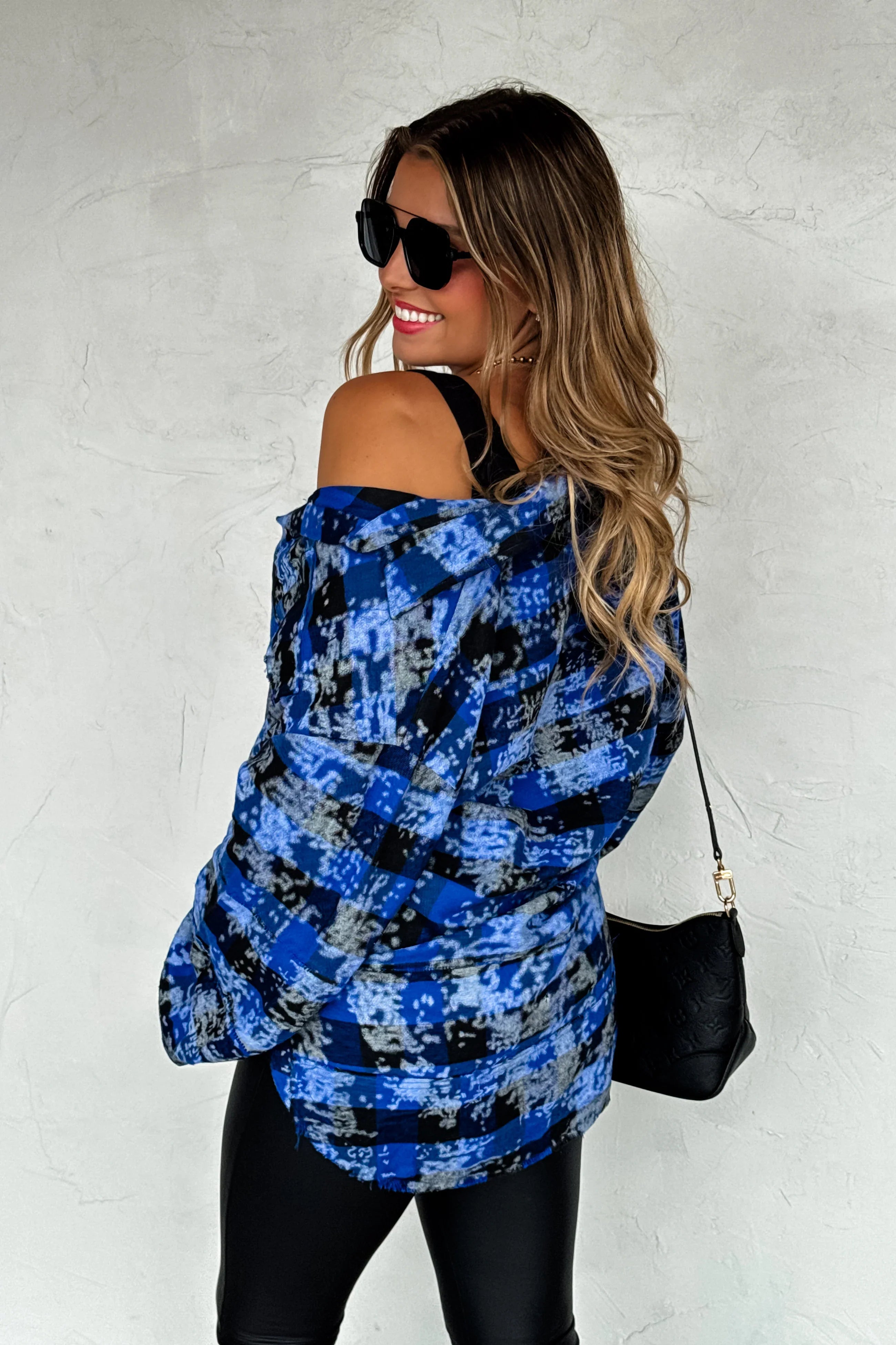 PREORDER: Juniper Bleached Plaid Top-Womens-Stay Foxy Boutique, Florissant, Missouri