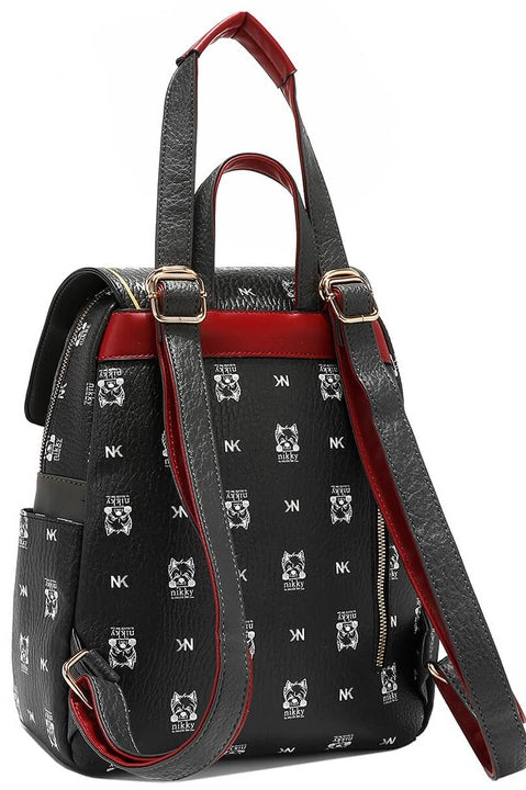 Nicole Lee USA Cat Eco-Leather Convertible Backpack Bag-Stay Foxy Boutique, Florissant, Missouri