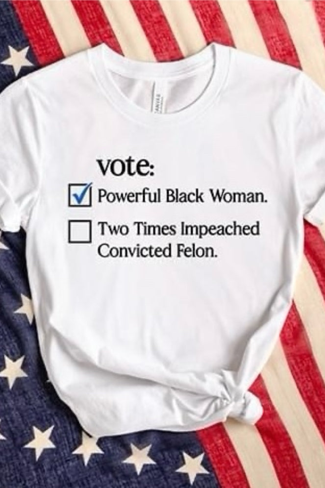 Power Black Woman Graphic T shirt-Graphic T-Stay Foxy Boutique, Florissant, Missouri
