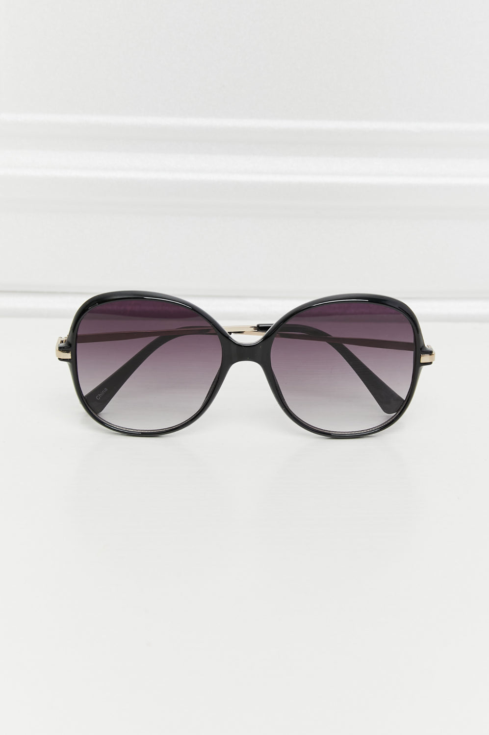 Metal-Plastic Hybrid Full Rim Sunglasses-Stay Foxy Boutique, Florissant, Missouri